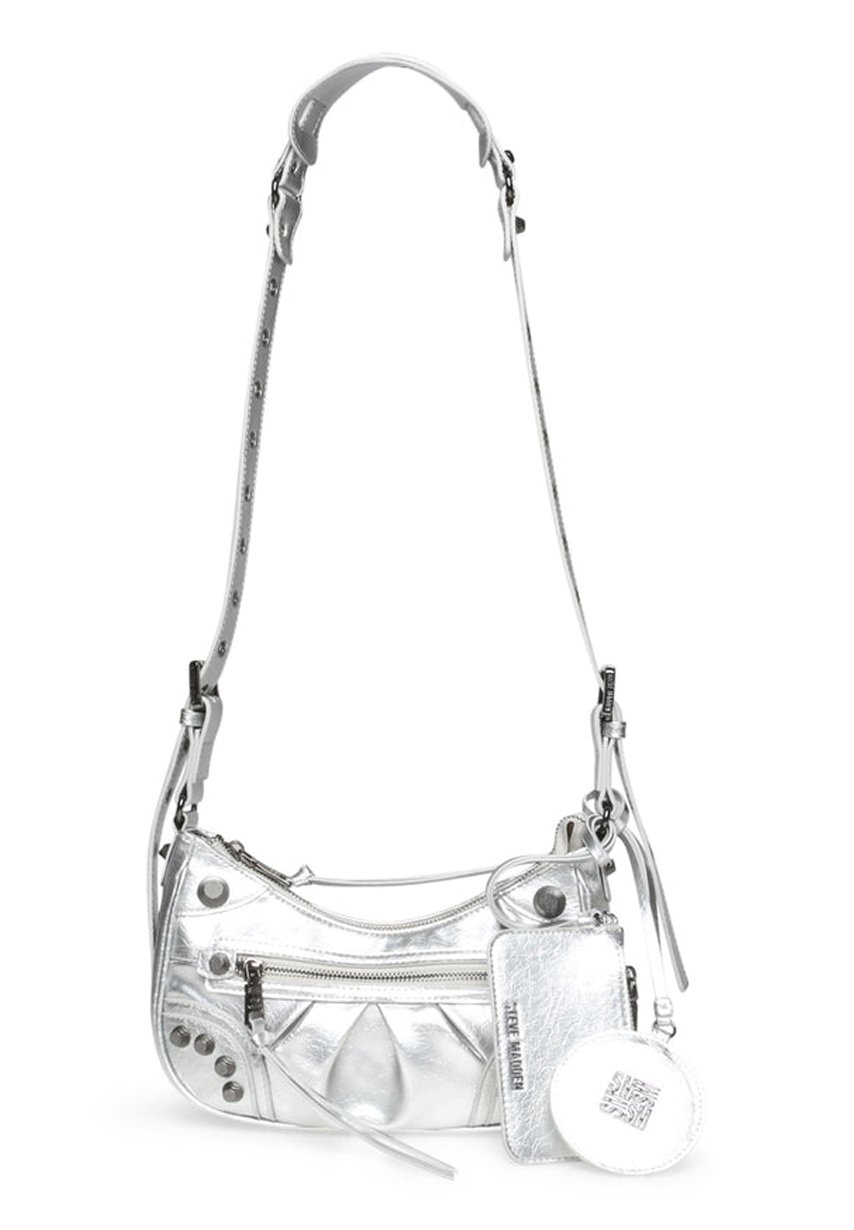 Steve Madden BGLOWING - Across body bag - silver/silver-coloured