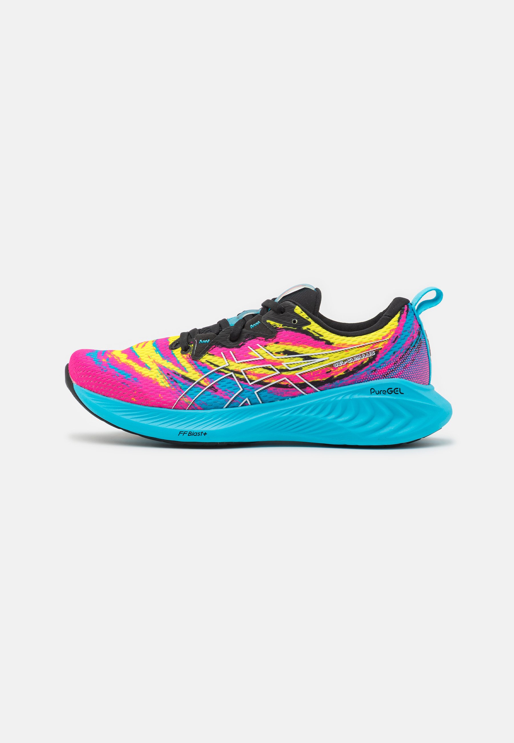 ASICS GEL-CUMULUS 25 COLOR INJECTION - Neutral running shoes - aquarium/vibrant yellow/blue