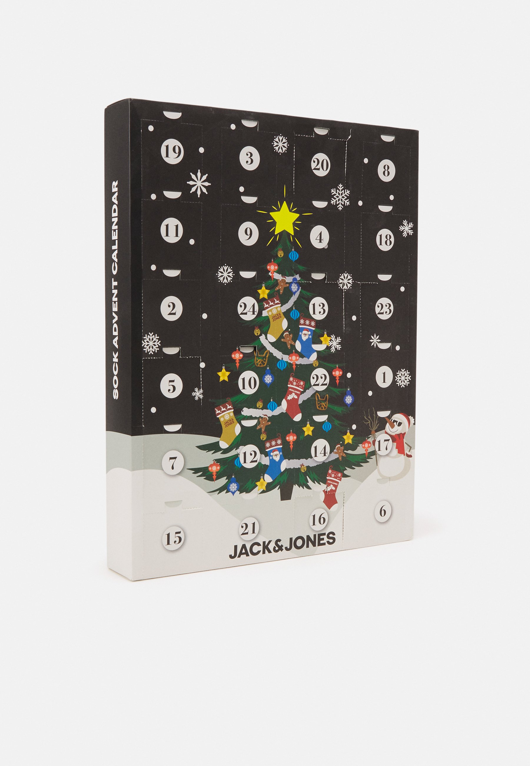 Jack &Jones JACCHRISTMAS SOCK CALENDAR 24 PACK - Socks - rio red/red