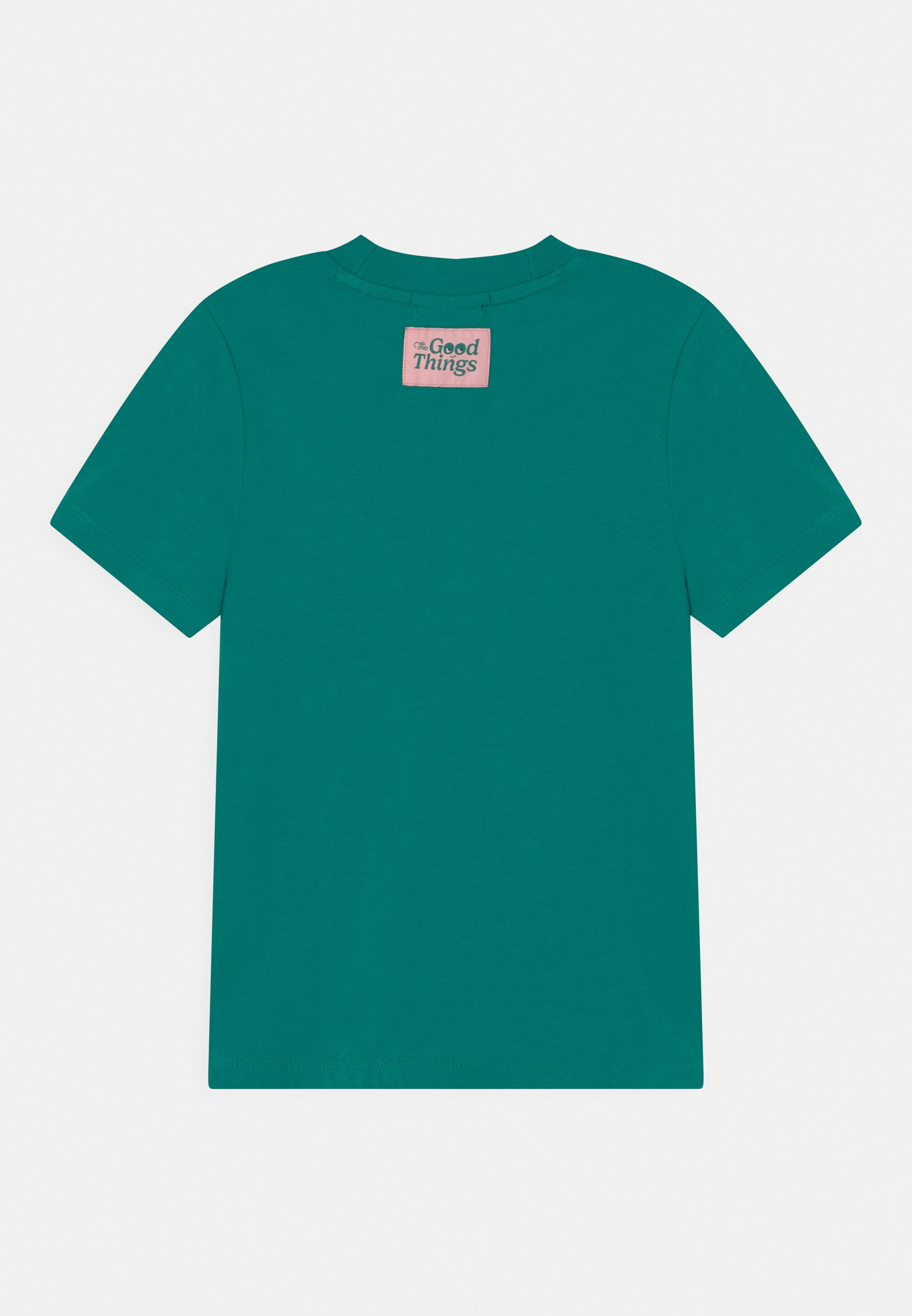 Scotch & Soda REGULAR-FIT ARTWORK - Print T-shirt - peacock/dark green