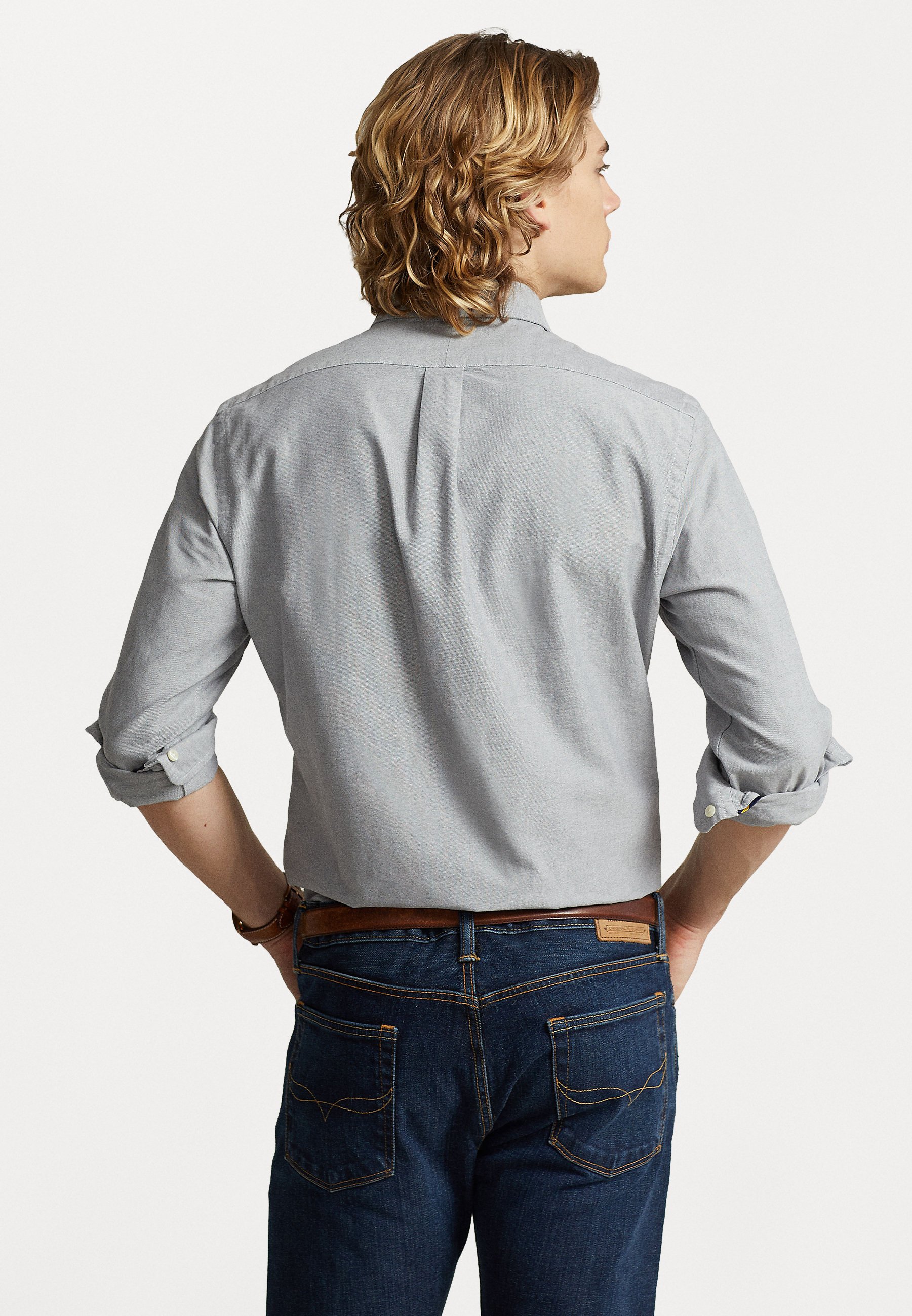 Polo Ralph Lauren LONG SLEEVE SHIRT - Shirt - slate/grey