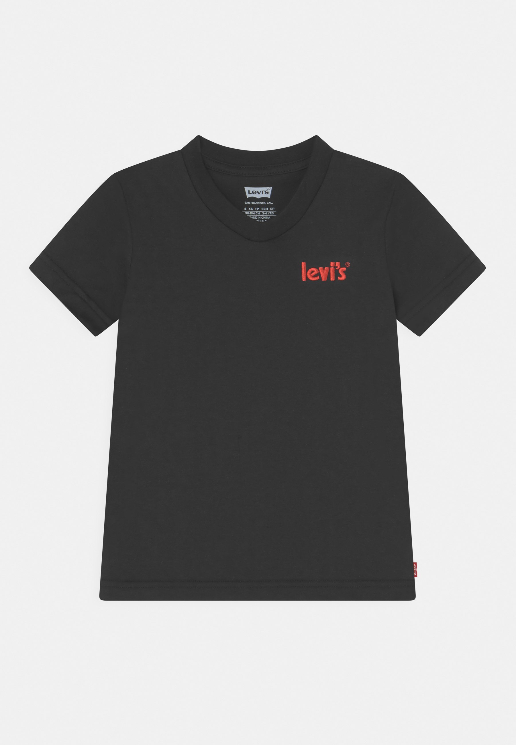 Levi's® SHORT SLEEVE V-NECK GRAPHIC - Basic T-shirt - black