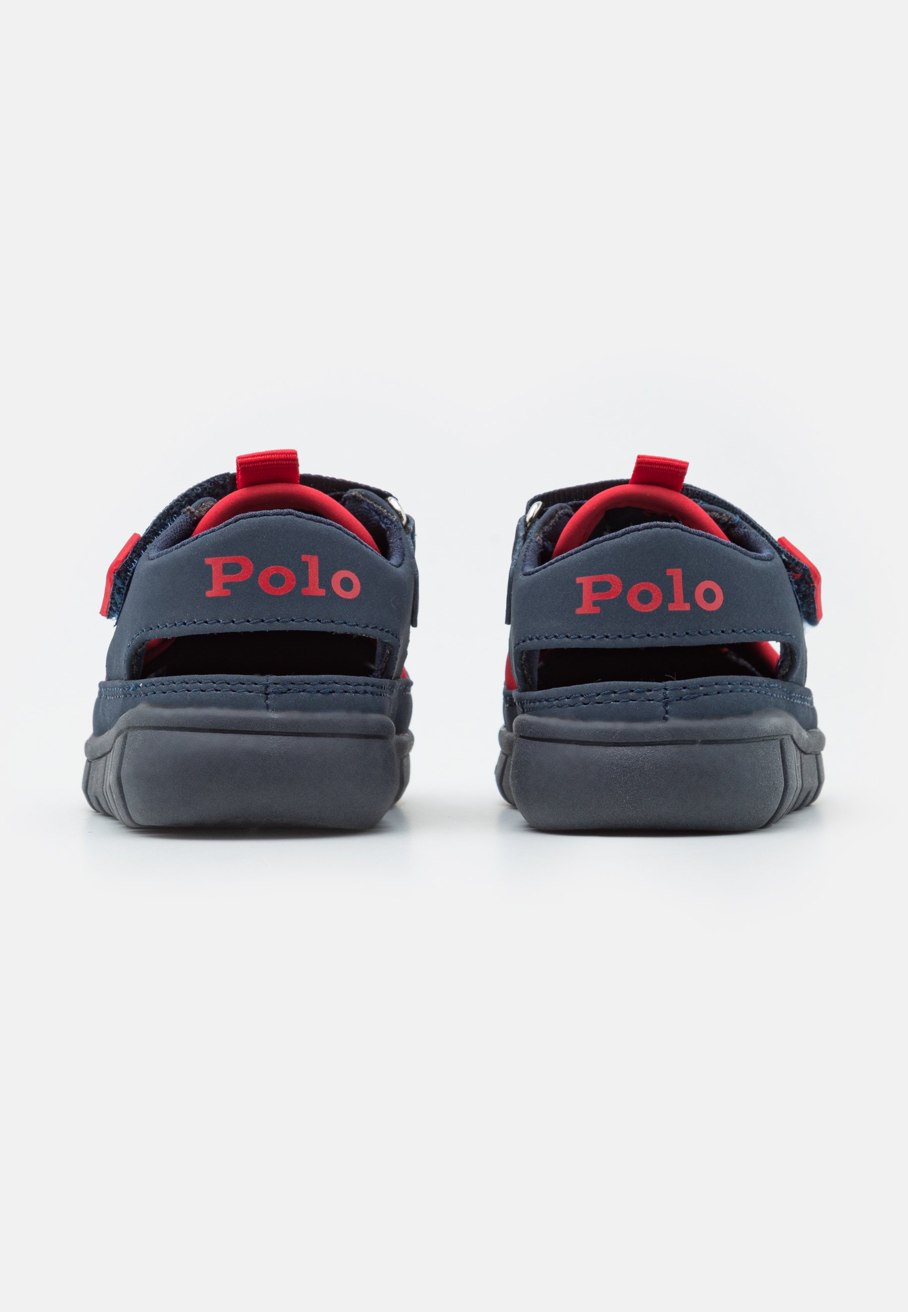 Polo Ralph Lauren BARNES UNISEX - Ankle strap ballet pumps - navy/white/dark blue