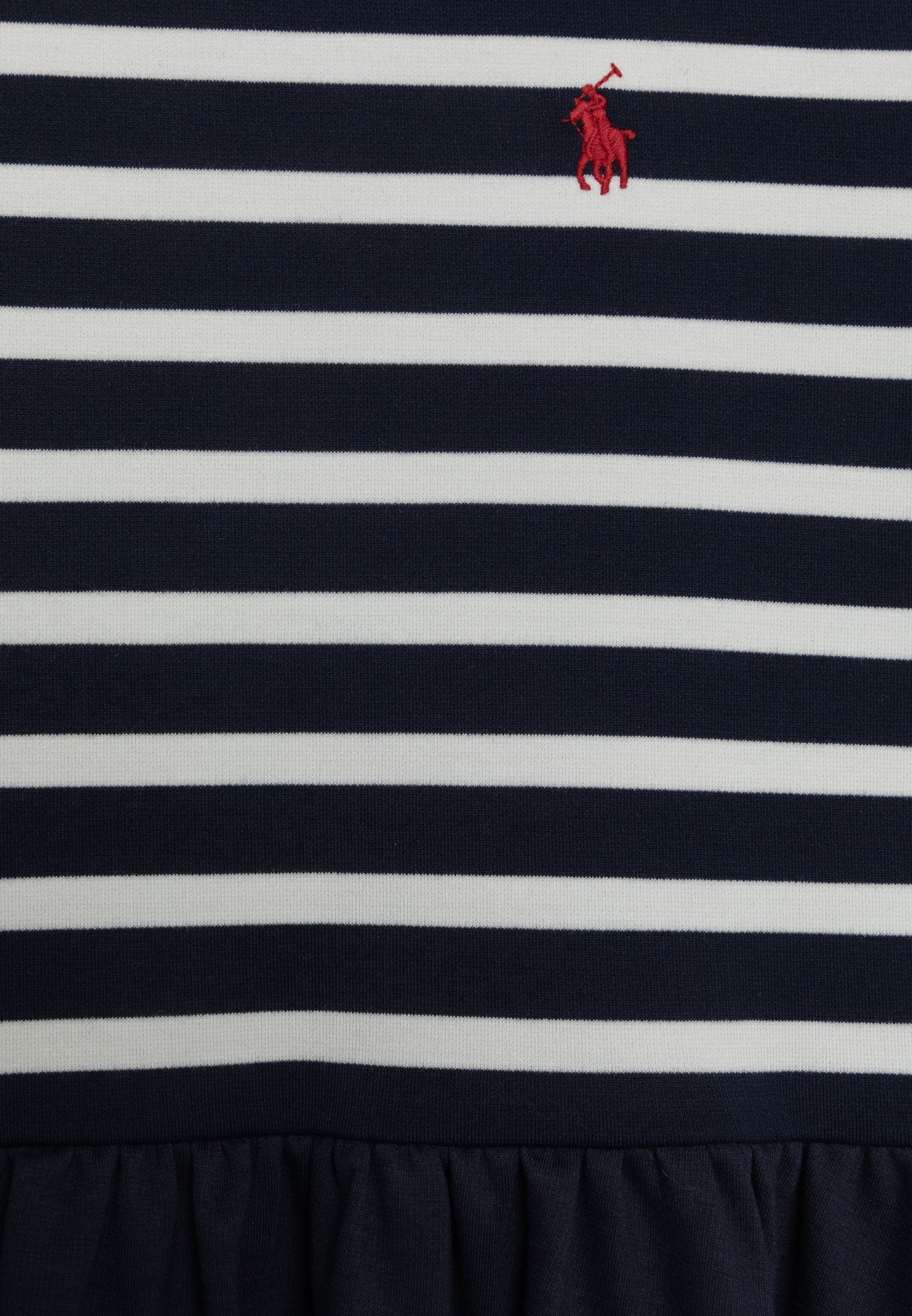 Polo Ralph Lauren DAY DRESS - Jersey dress - navy/deckwash white/dark blue