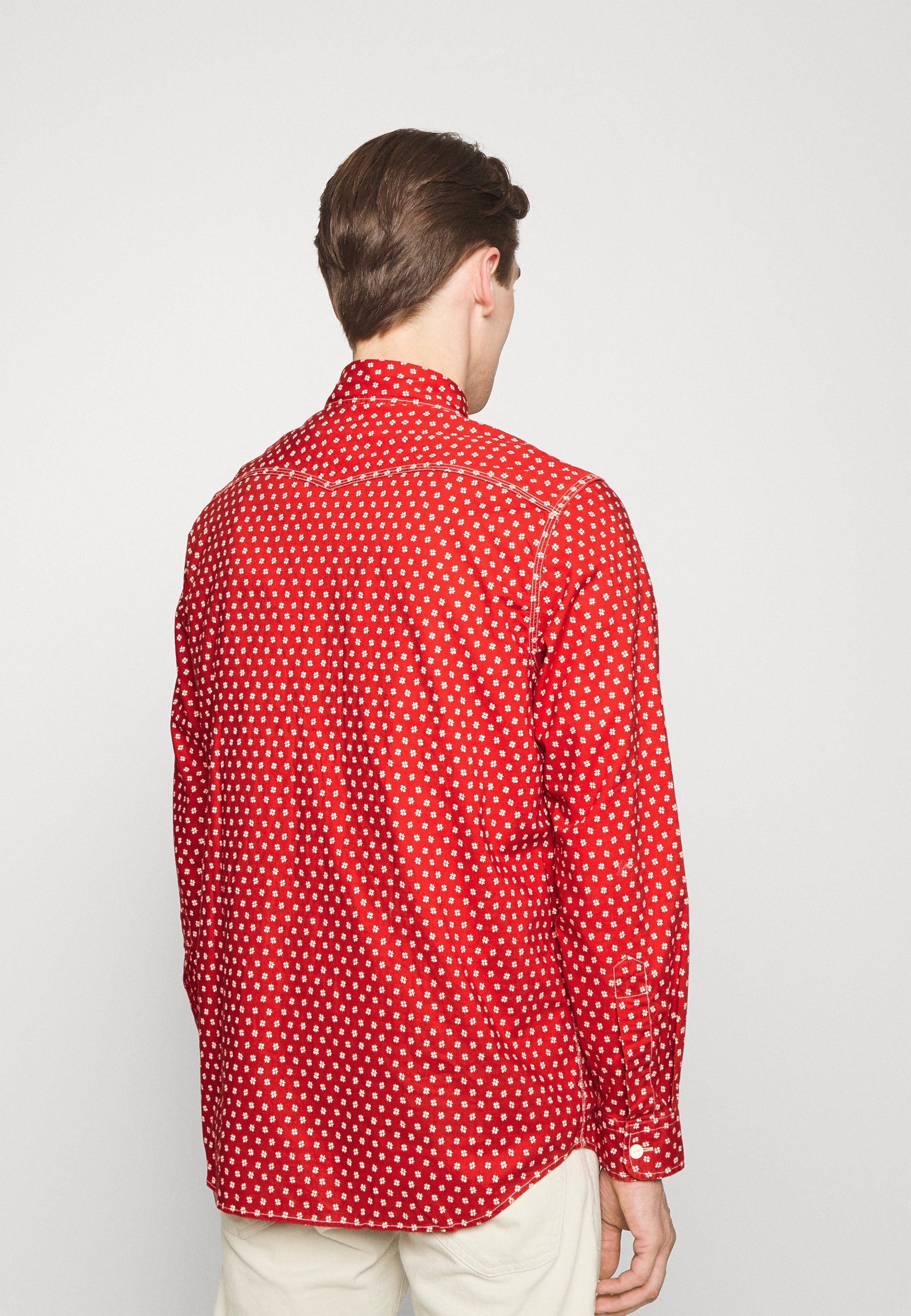 Polo Ralph Lauren LONG SLEEVE SPORT - Shirt - country bud/red