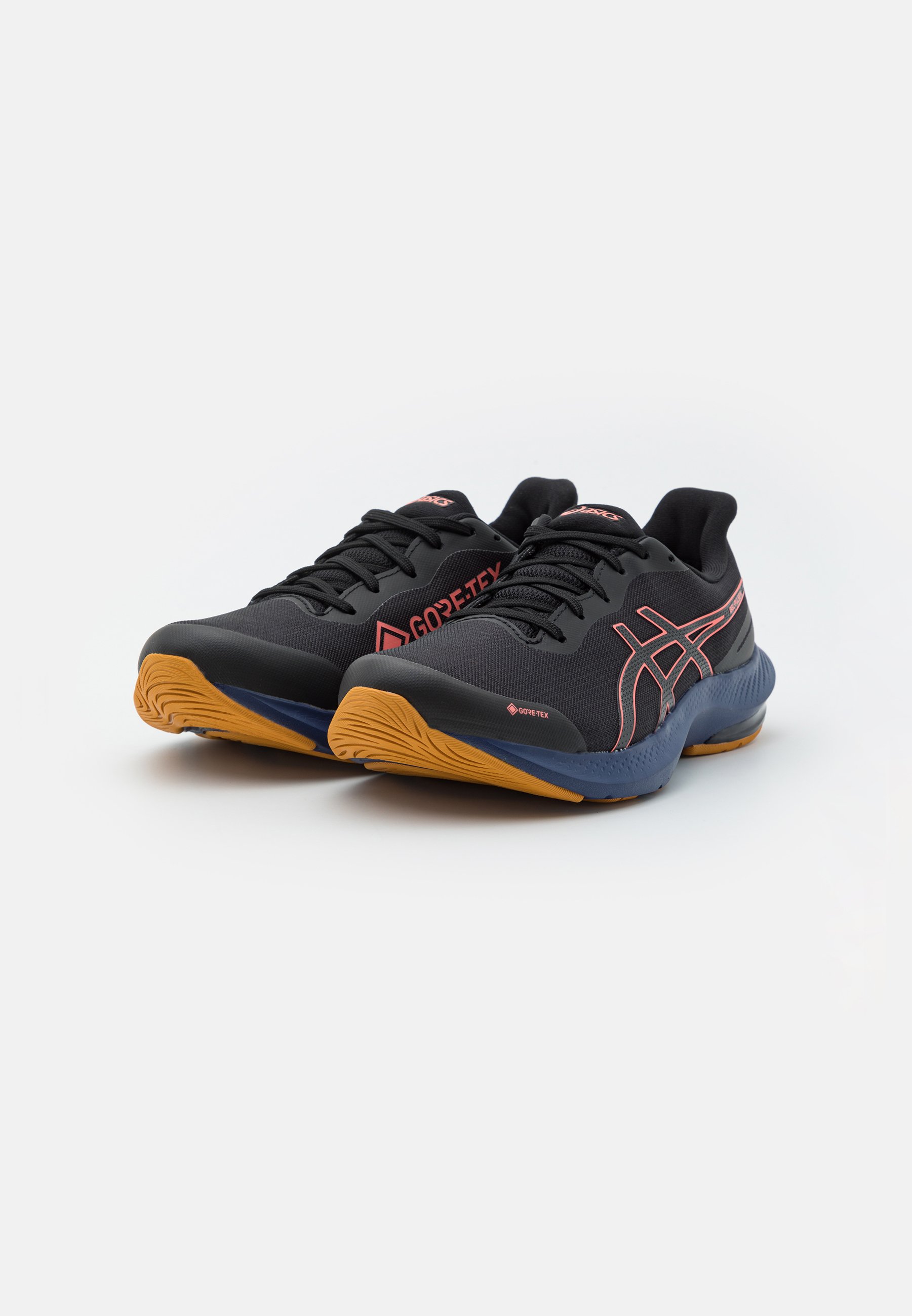 ASICS GEL-PULSE 14 GTX - Neutral running shoes - black/papaya/black