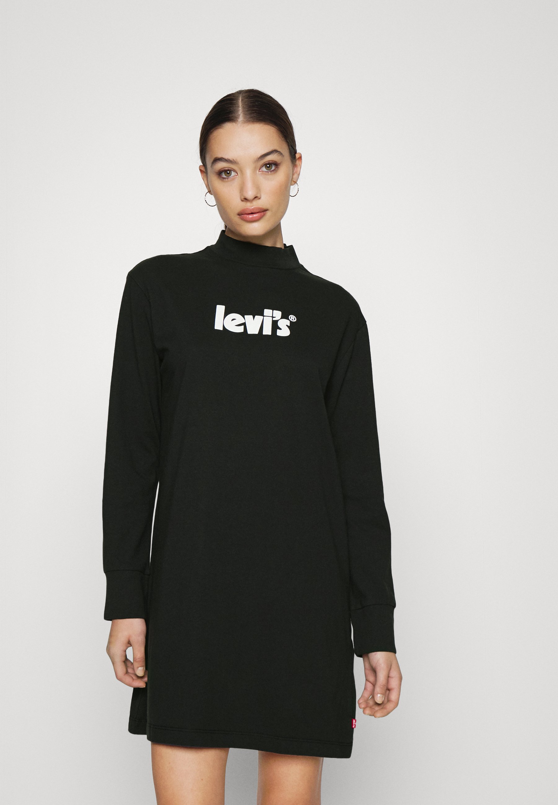 Levi's® GRAPHIC TEE DRESS - Jumper dress - caviar/black