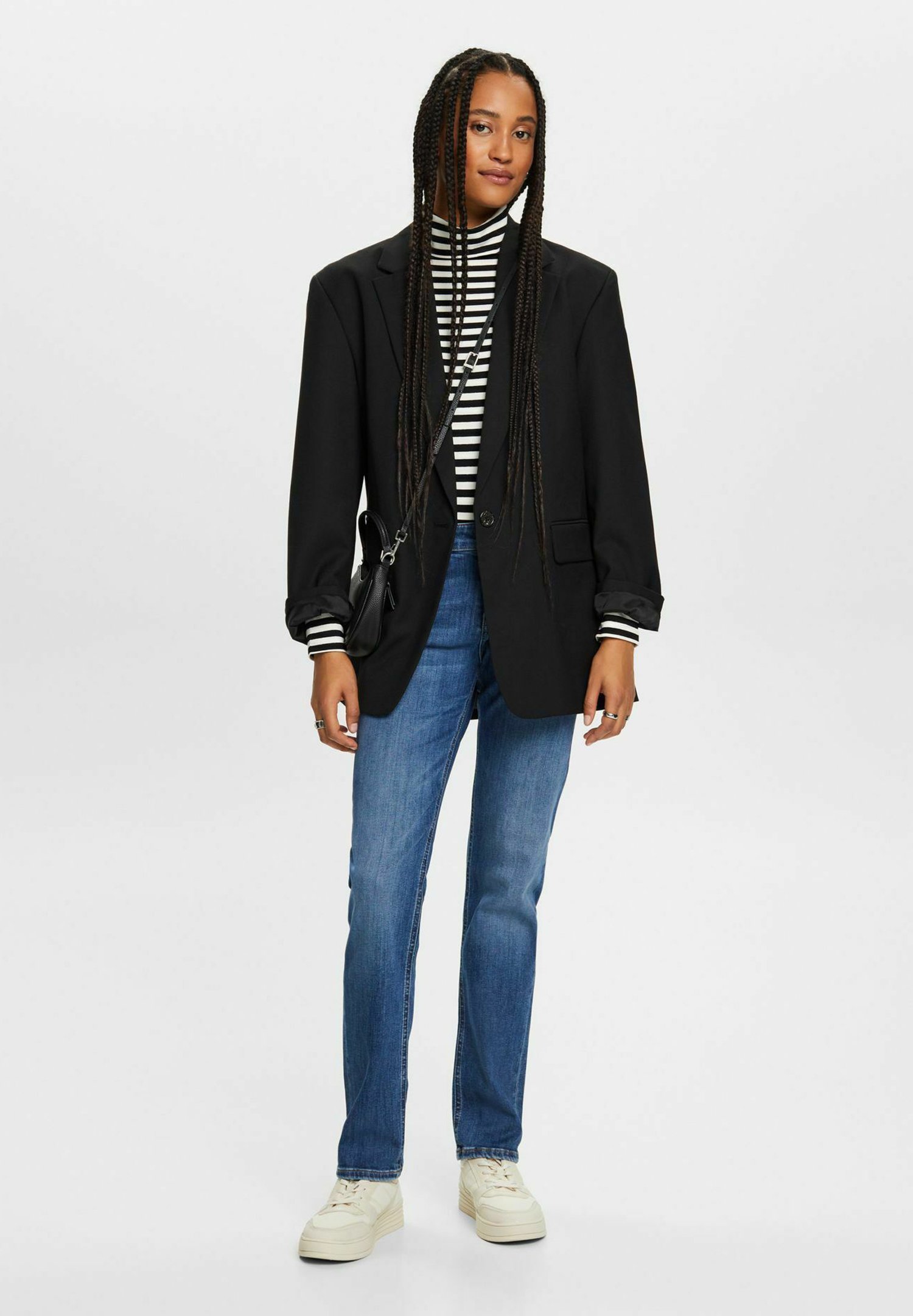 Esprit Straight leg jeans - blue medium wash/blue denim