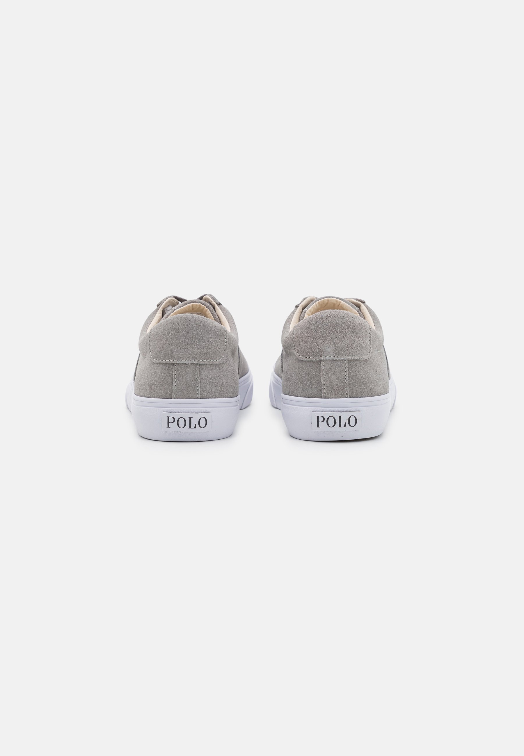 Polo Ralph Lauren SAYER LACE UNISEX - Trainers - soft grey/grey