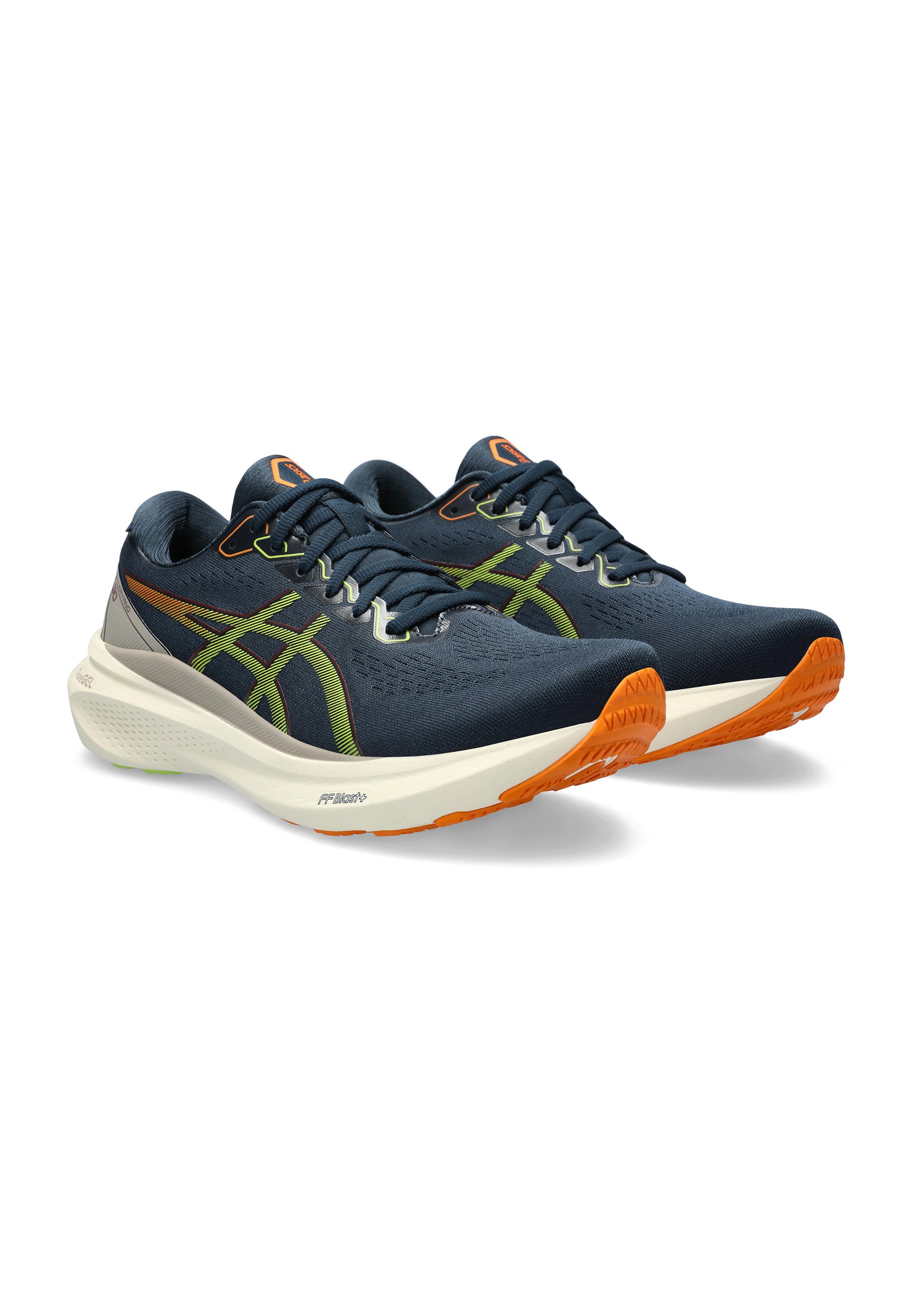ASICS GEL-KAYANO 30 - Stabilty running shoes - french blue/neon lime/blue