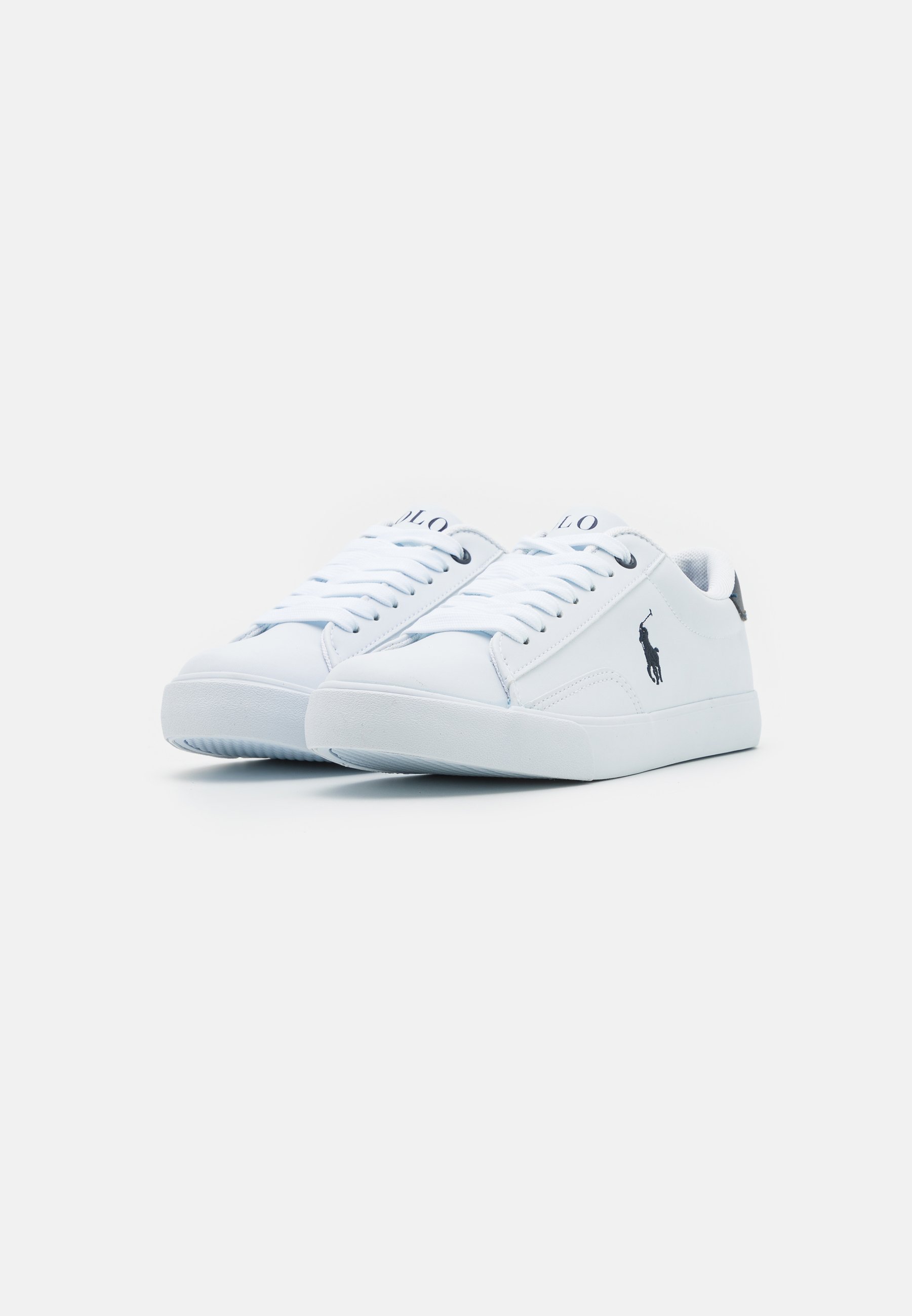 Polo Ralph Lauren THERON UNISEX - Trainers - white/navy/white