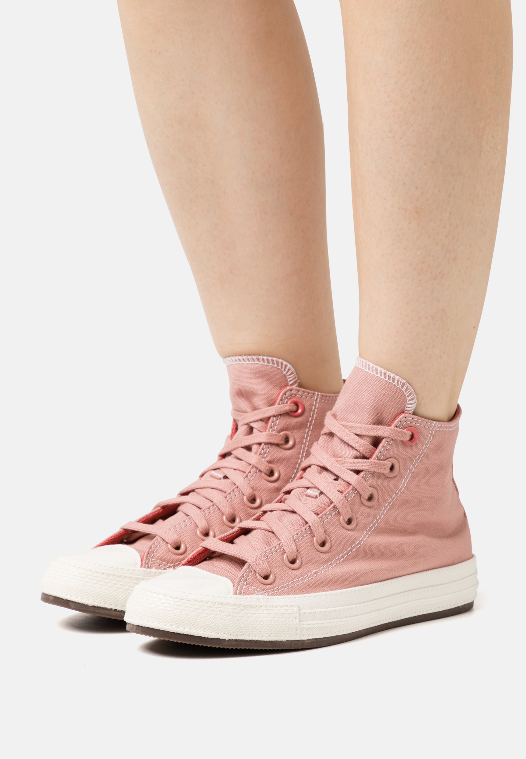 Converse CHUCK TAYLOR ALL STAR WORKWEAR - High-top trainers - canyon dusk/egret/rhubarb pie/light pink