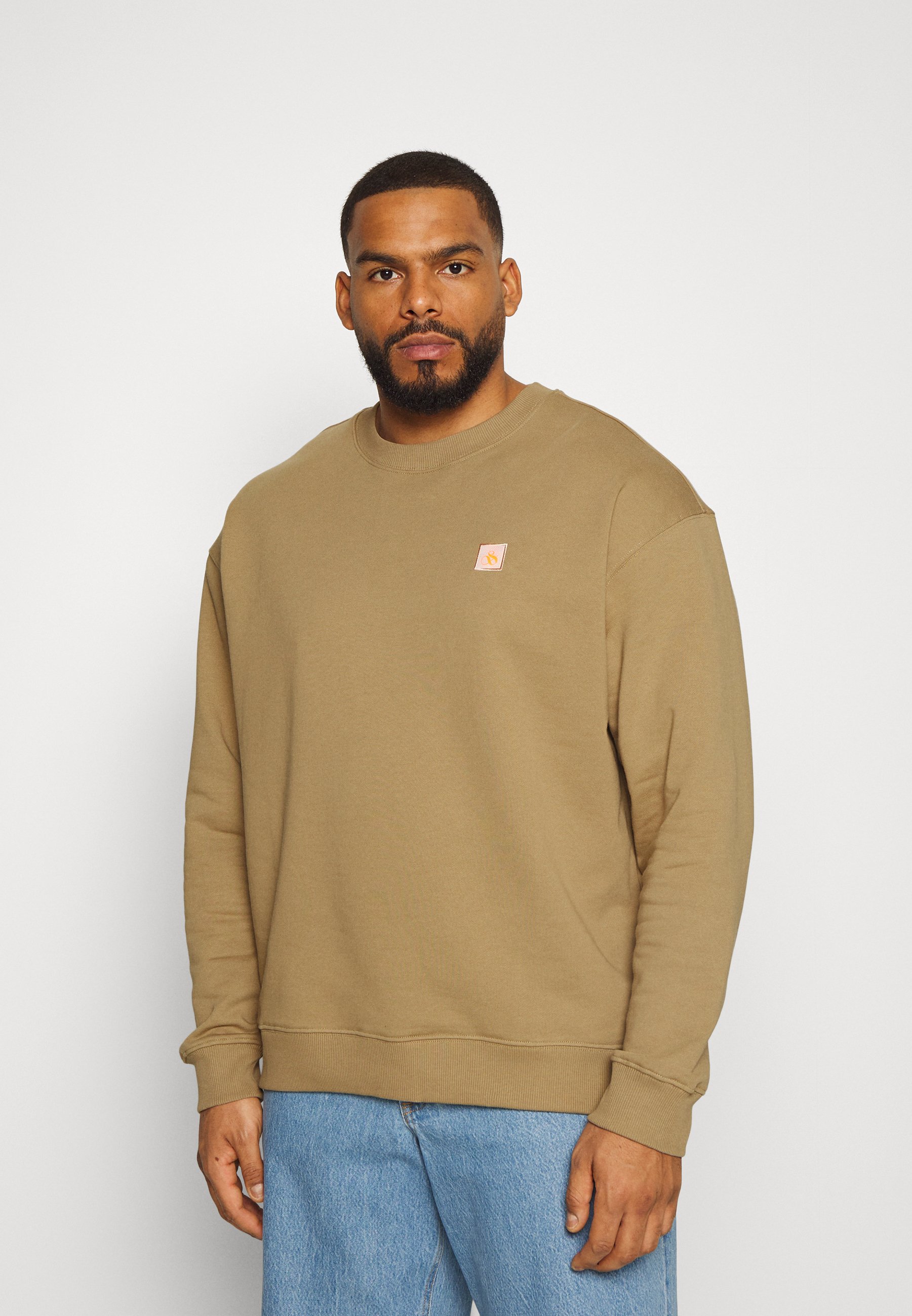 Scotch & Soda CLASSIC ESSENTIAL CREWNECK - Sweatshirt - sand