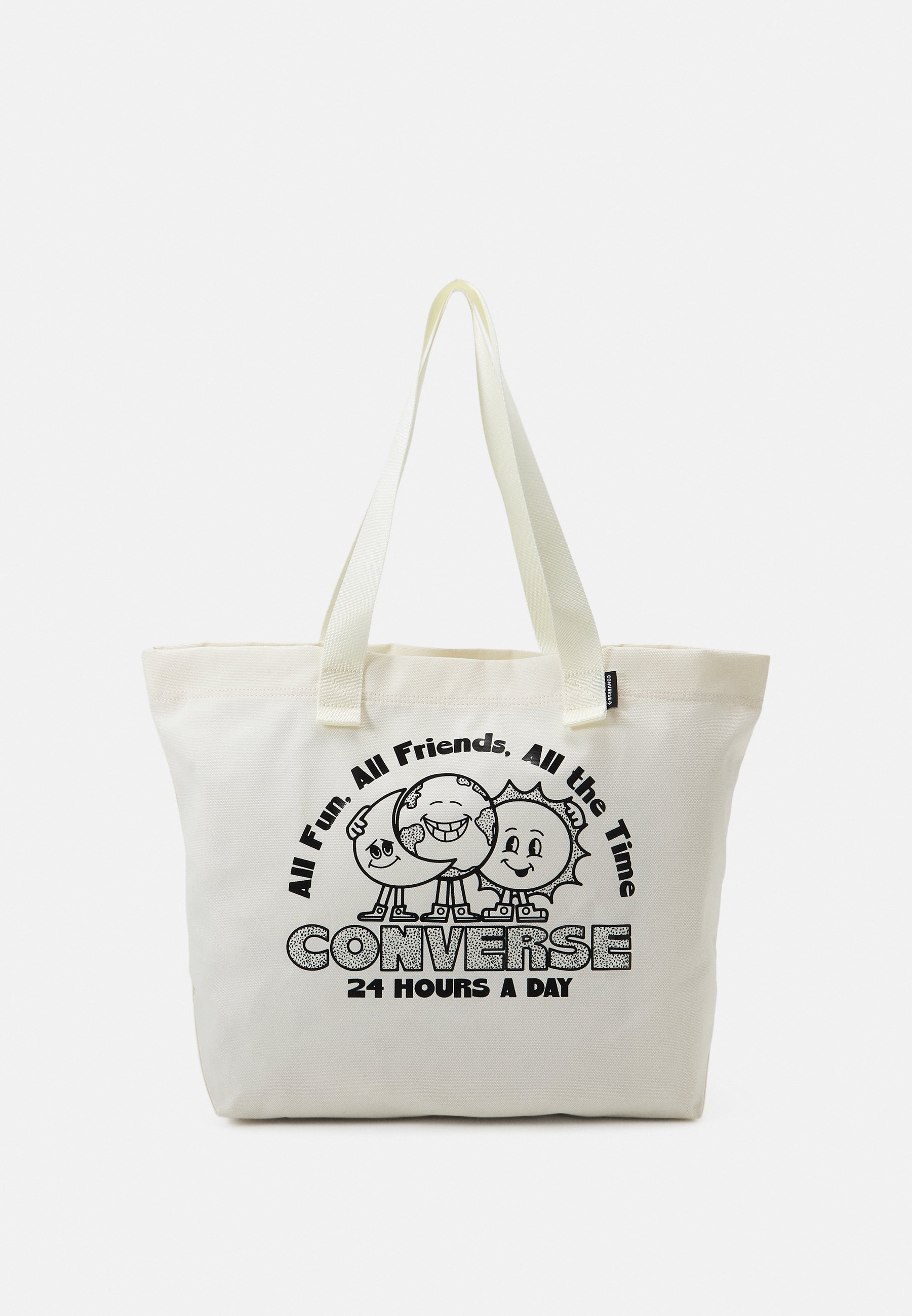 Converse SEASONAL GRAPHIC TOTE UNISEX - Tote bag - egret/off-white