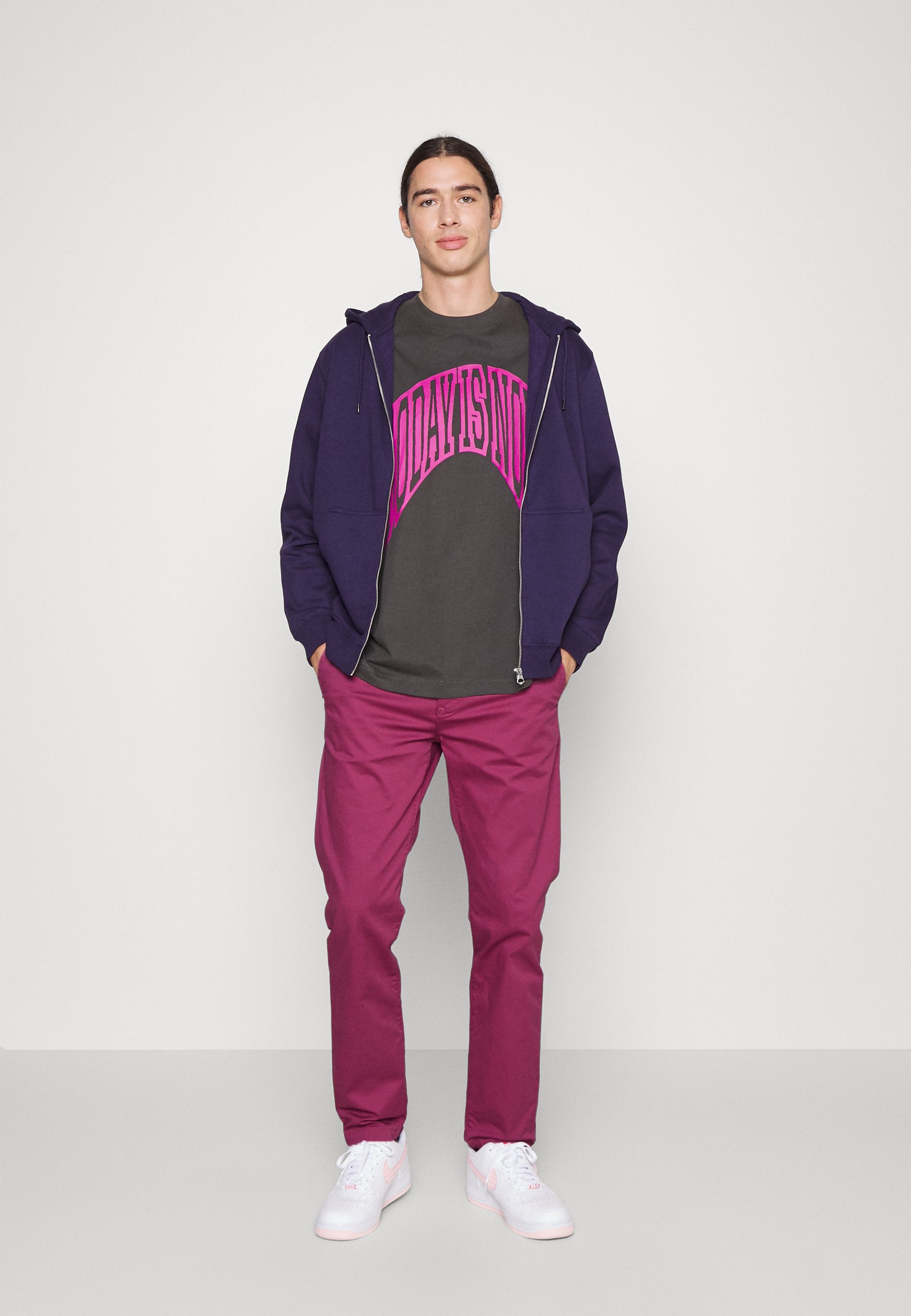 Scotch & Soda ESSENTIALS STUART REGULAR SLIM FIT - Chinos - dahlia/purple