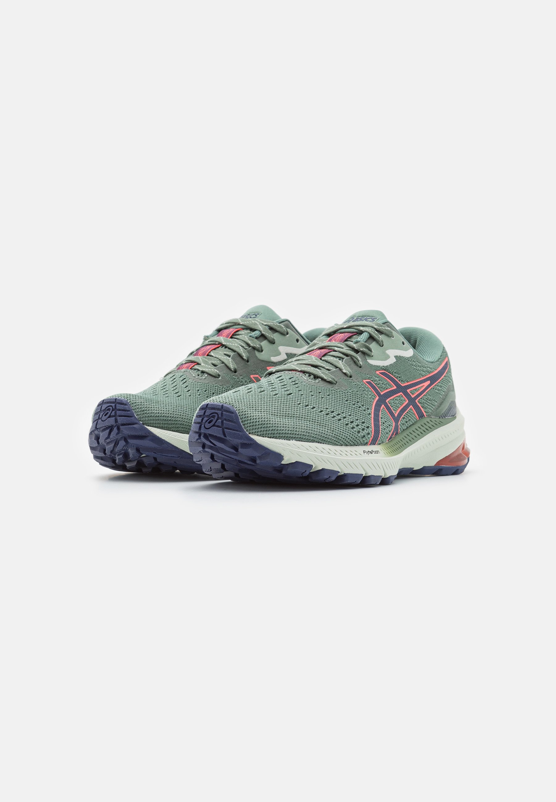 ASICS GT-1000 11 TR - Stabilty running shoes - nature bathing/papaya/dark blue