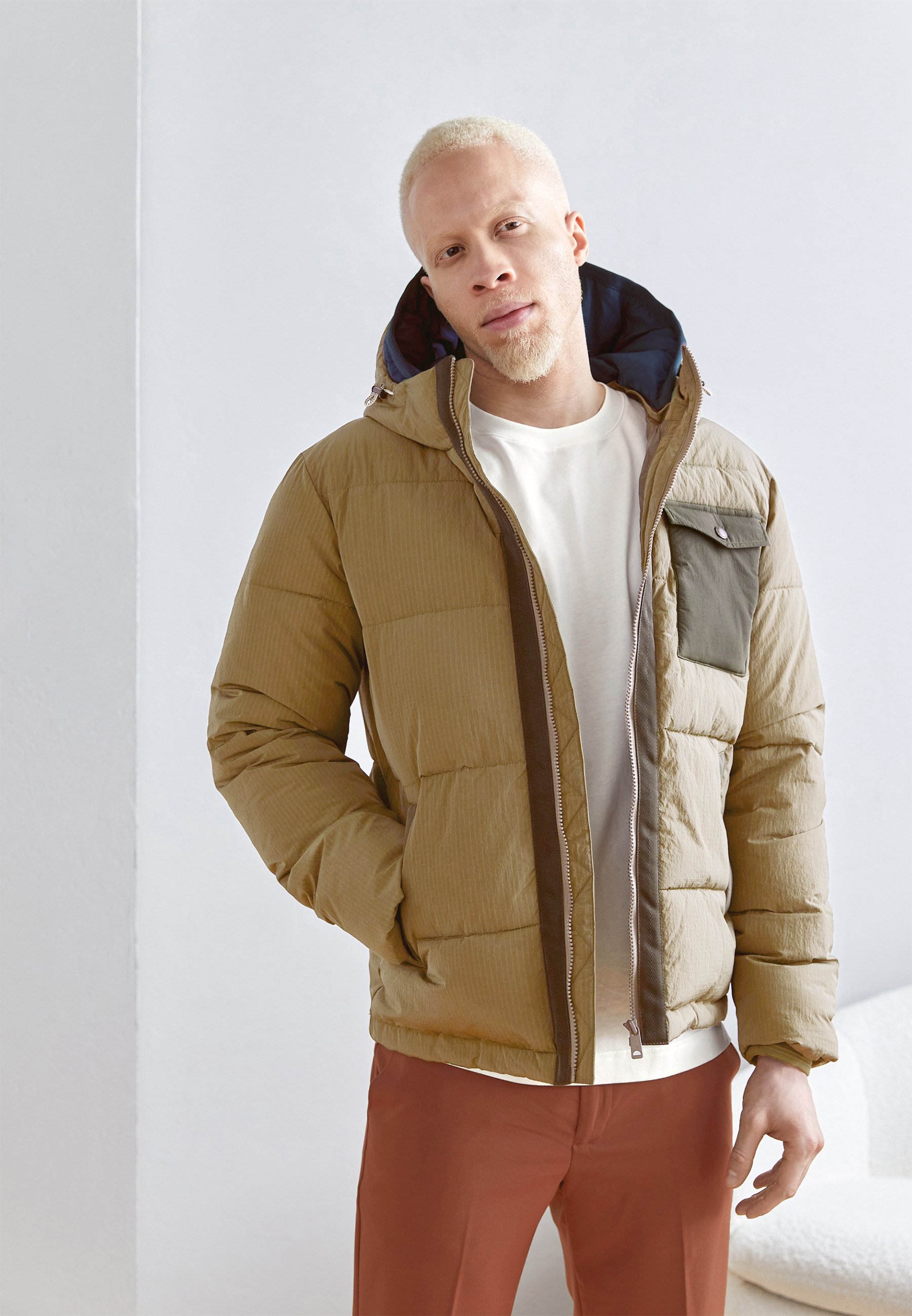 Scotch & Soda HOODED JACKET - Winter jacket - khaki