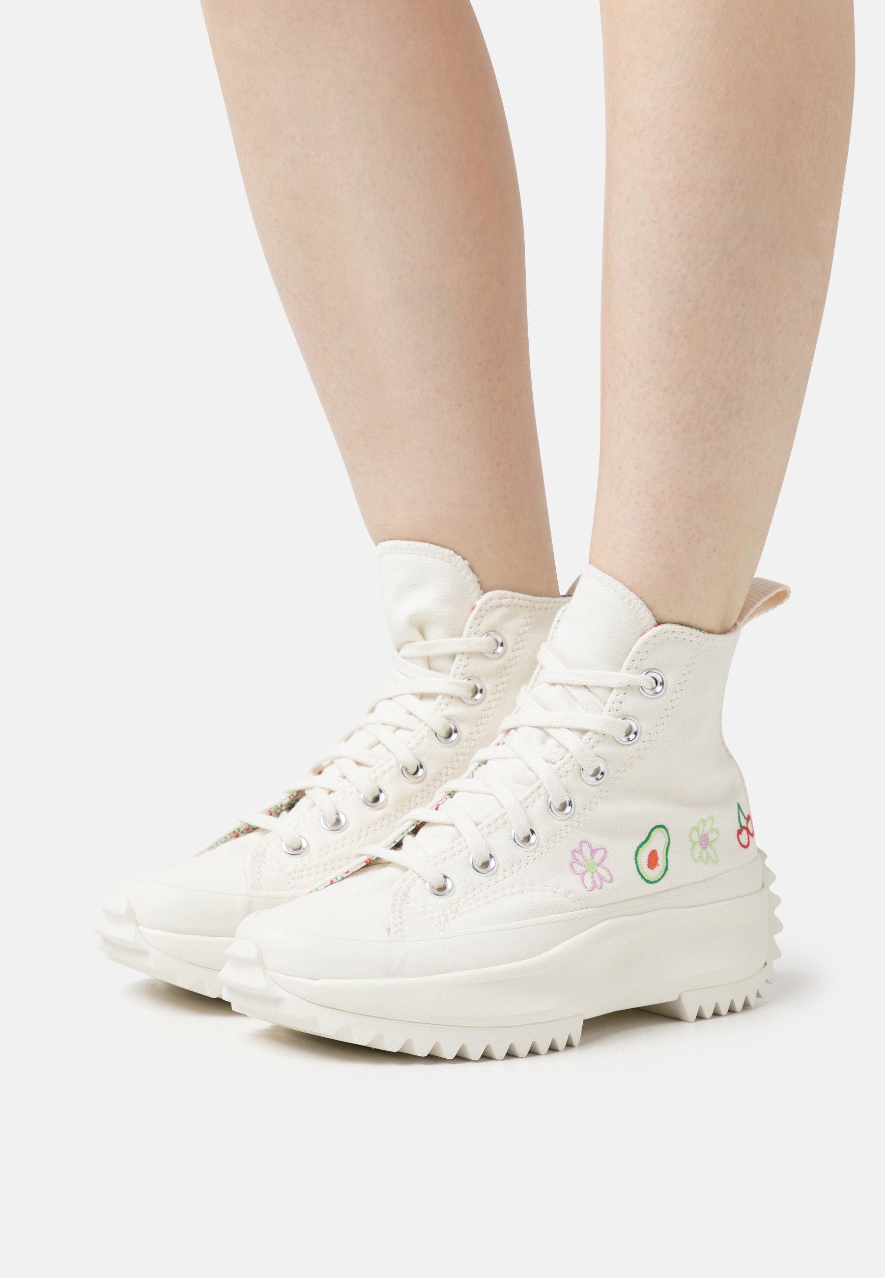 Converse RUN STAR HIKE - High-top trainers - sunrise pink/beige