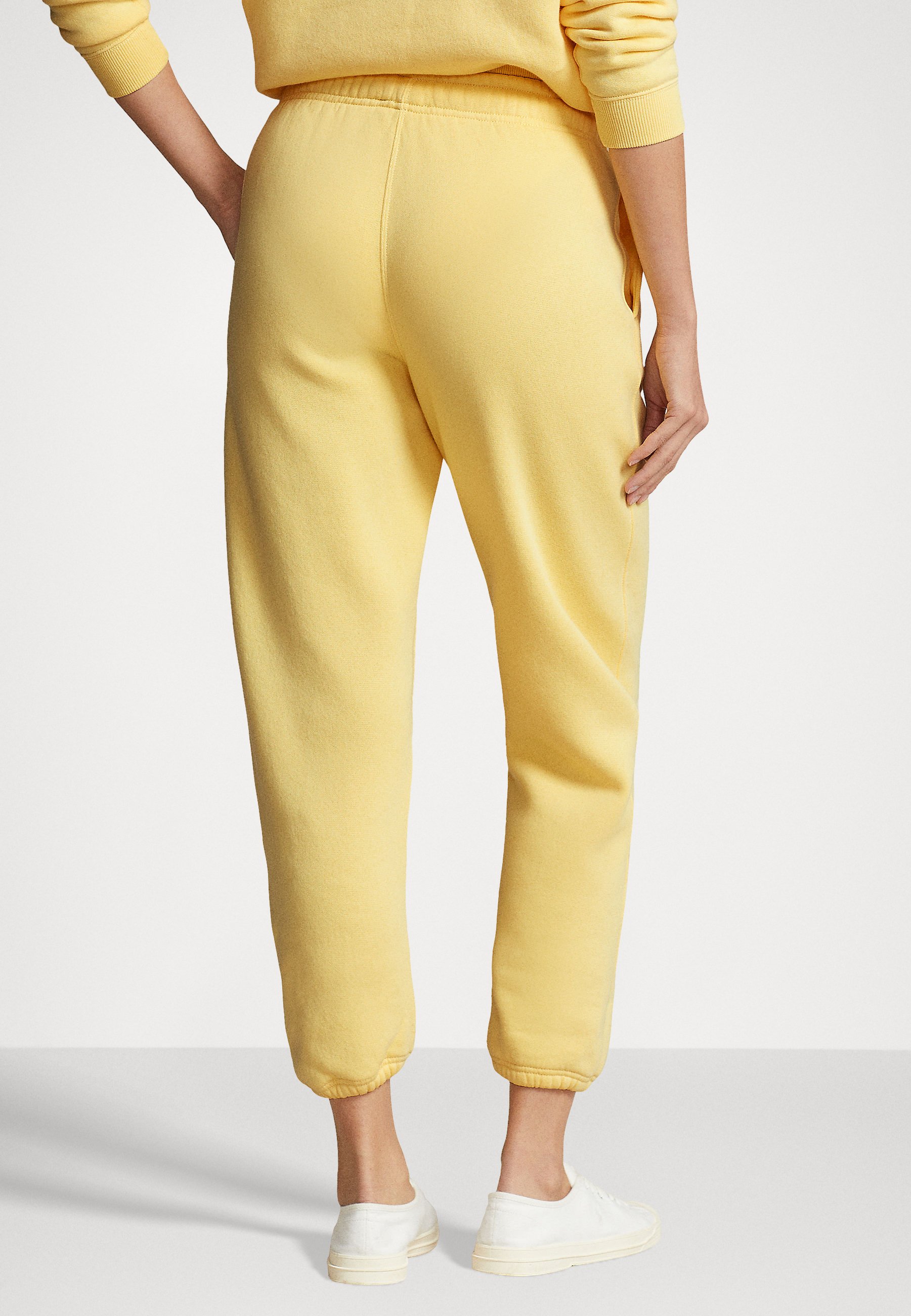 Polo Ralph Lauren ANKLE ATHLETIC - Tracksuit bottoms - wicket yellow/yellow