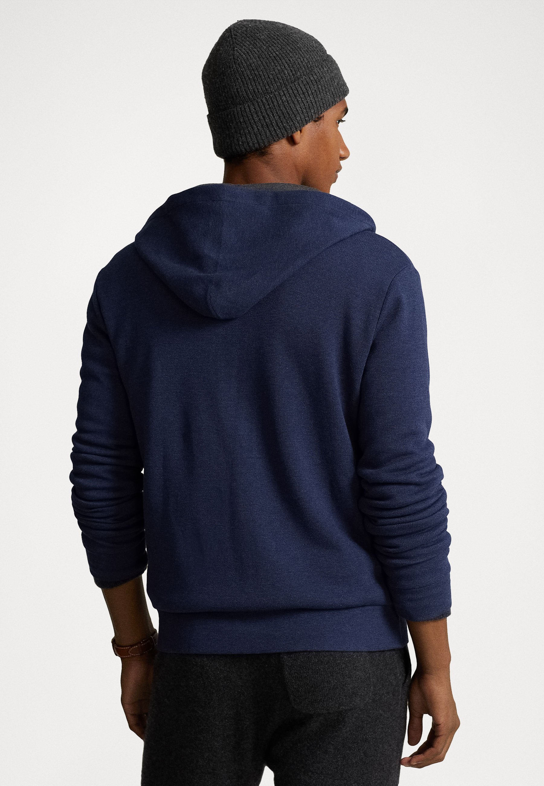 Polo Ralph Lauren LONG SLEEVE FULL ZIP - Zip-up sweatshirt - spring navy heather/dark blue