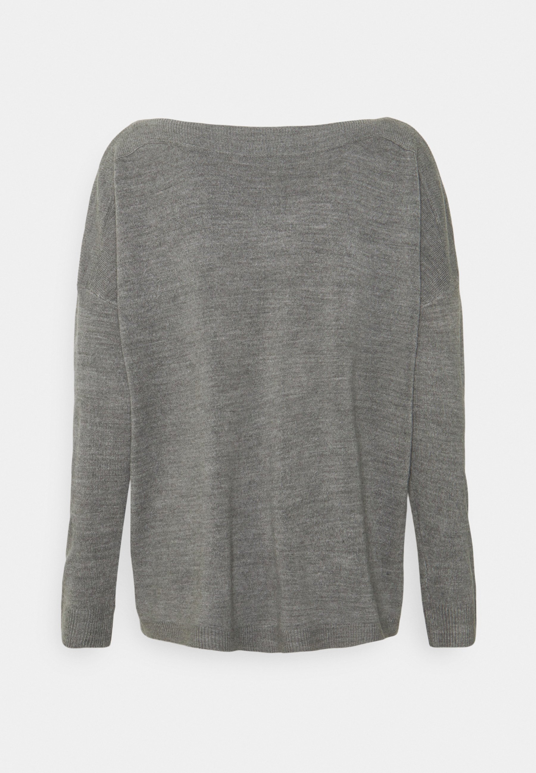 ONLY ONLAMALIA BOATNECK  - Jumper - medium grey melange/grey