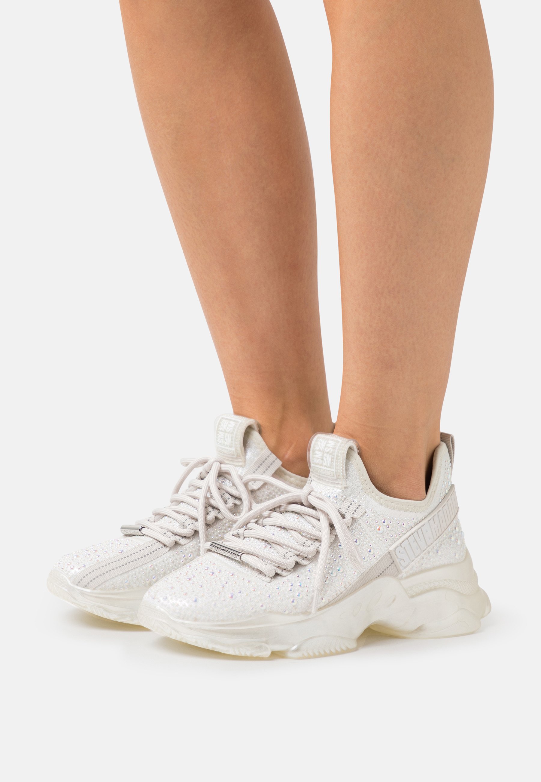 Steve Madden MISTICA - Trainers - iridescent/white