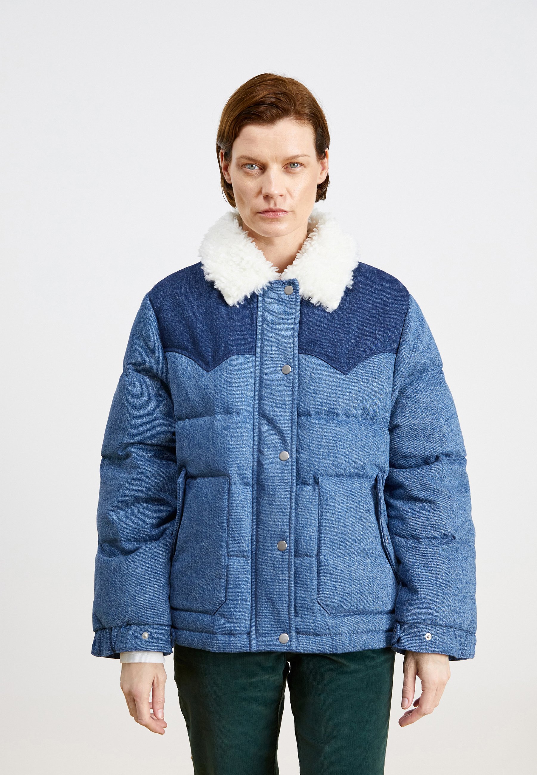 Levi's® LA WESTERN PUFF - Down jacket - dance club party hue/multi-coloured