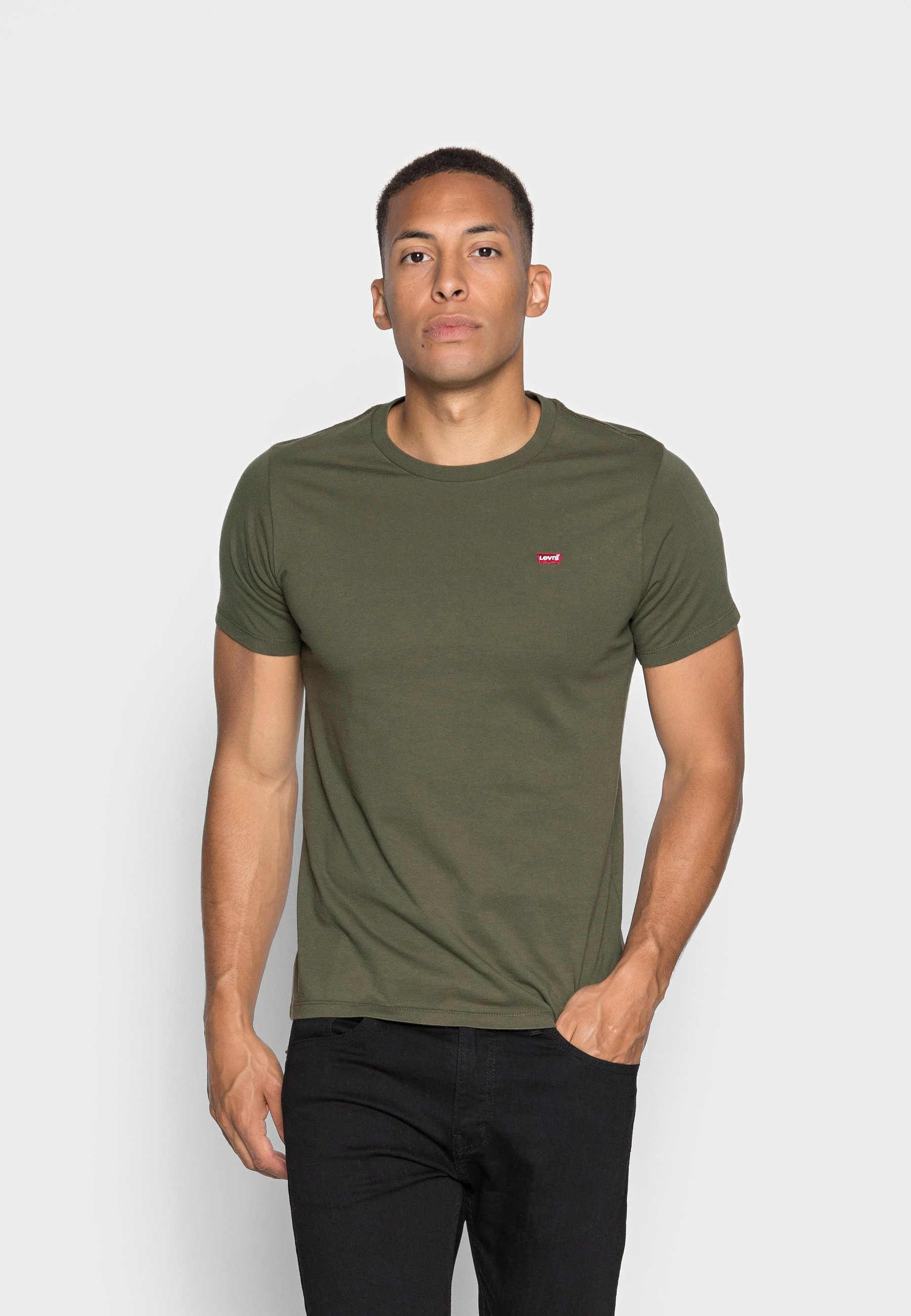 Levi's® ORIGINAL  - Print T-shirt - cotton patch olive night/olive