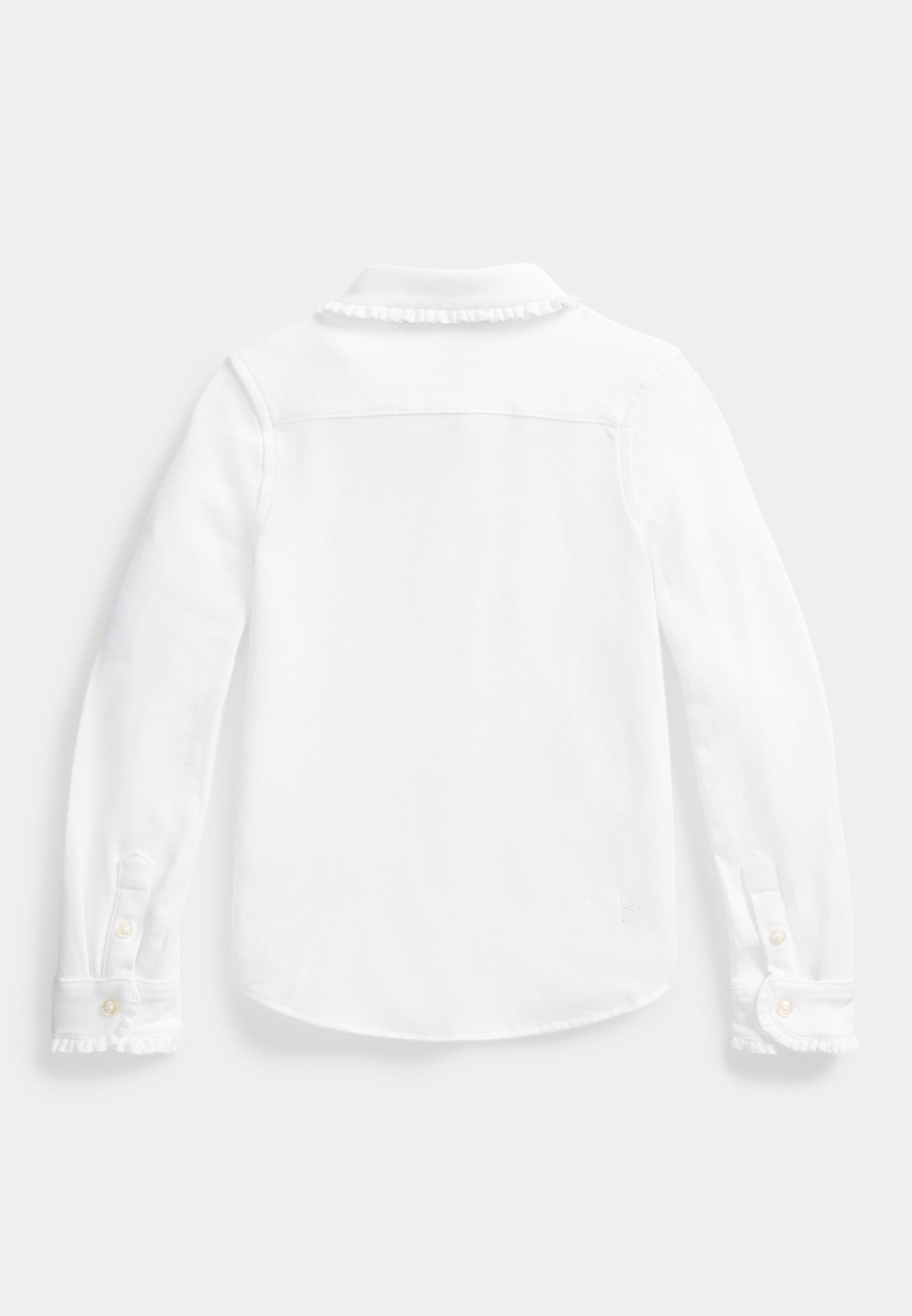 Polo Ralph Lauren OXFORD BUTTON FRONT SHIRT - Button-down blouse - white