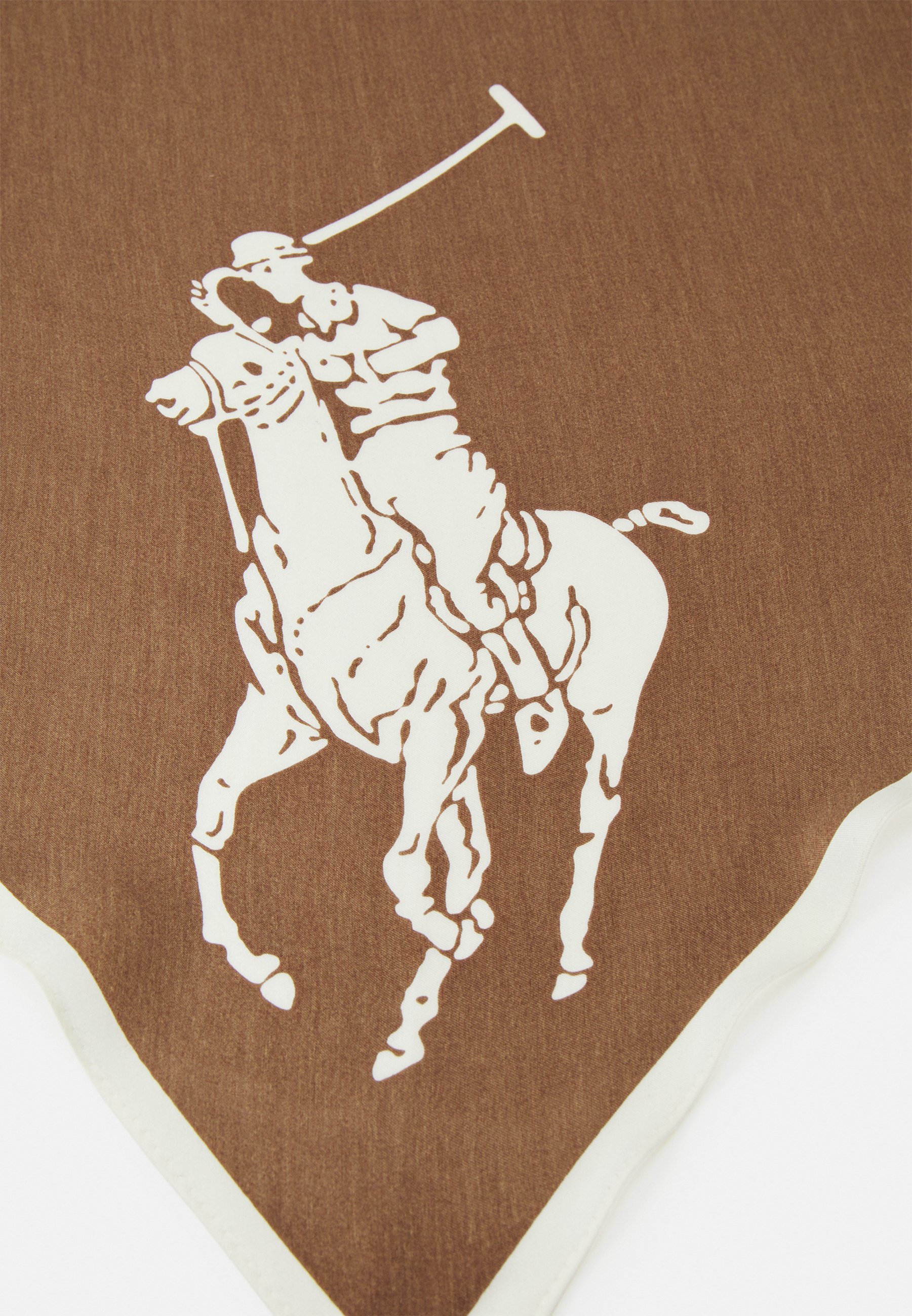 Polo Ralph Lauren SCARF - Scarf - taupe/cream/taupe