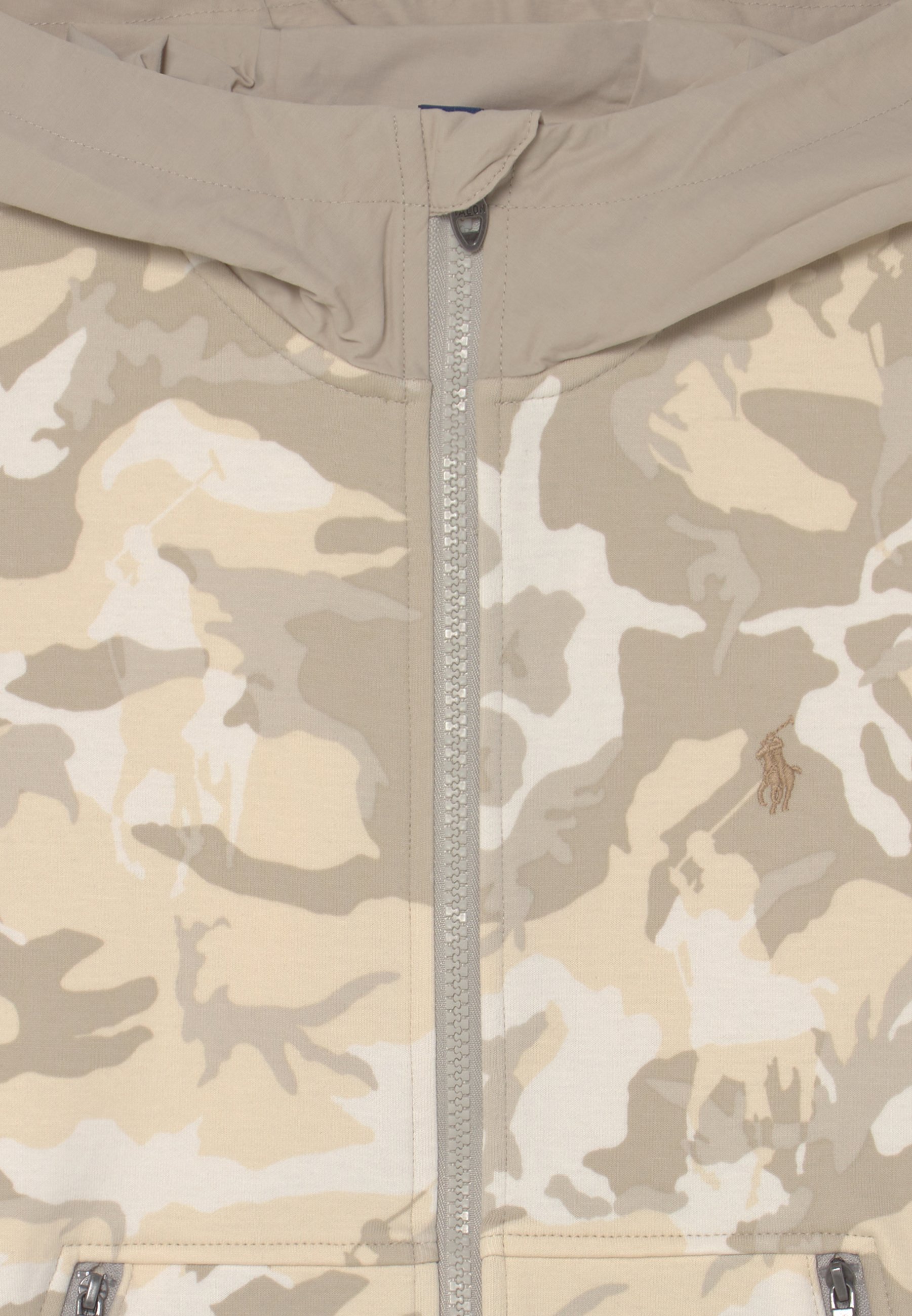 Polo Ralph Lauren HOOD FULL ZIP - Cardigan - classic stone/beige
