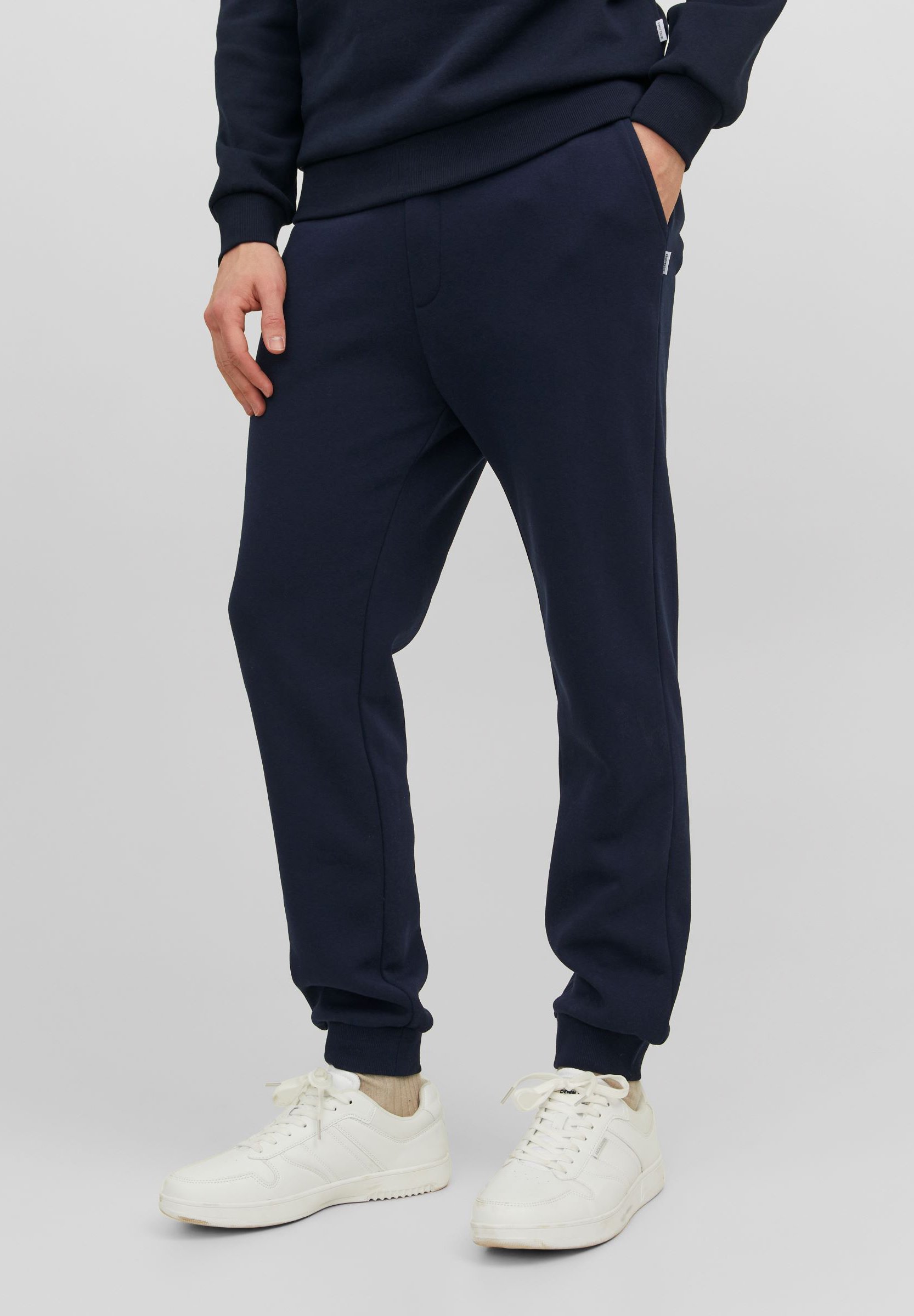 Jack &Jones STGORDON BRADLEY GMS - Tracksuit bottoms - navy blazer/dark blue
