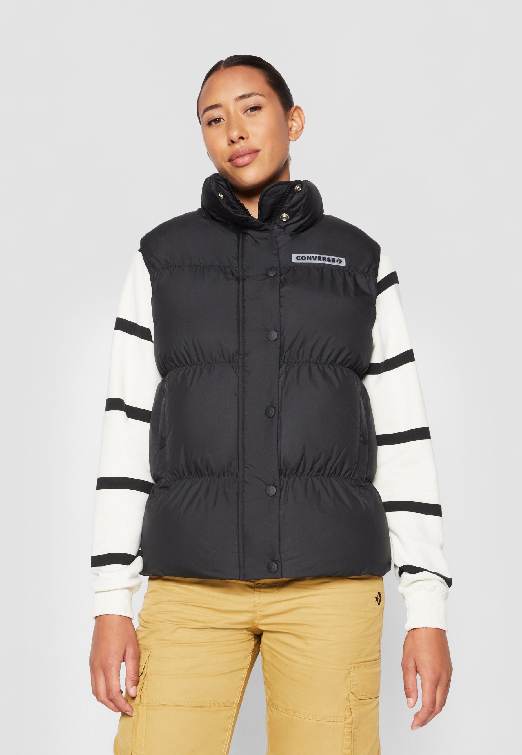 Converse SUPER PUFFER - Waistcoat - black