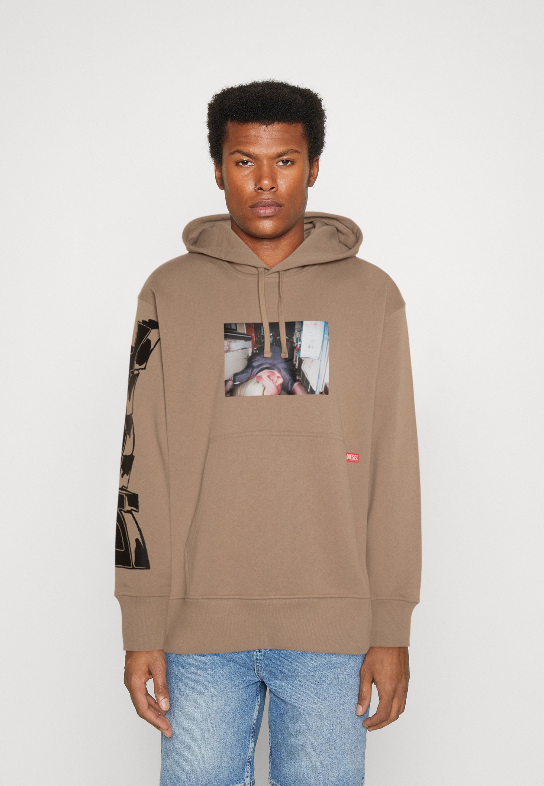 Diesel S-MACS-HOOD-L3 - Hoodie - beige