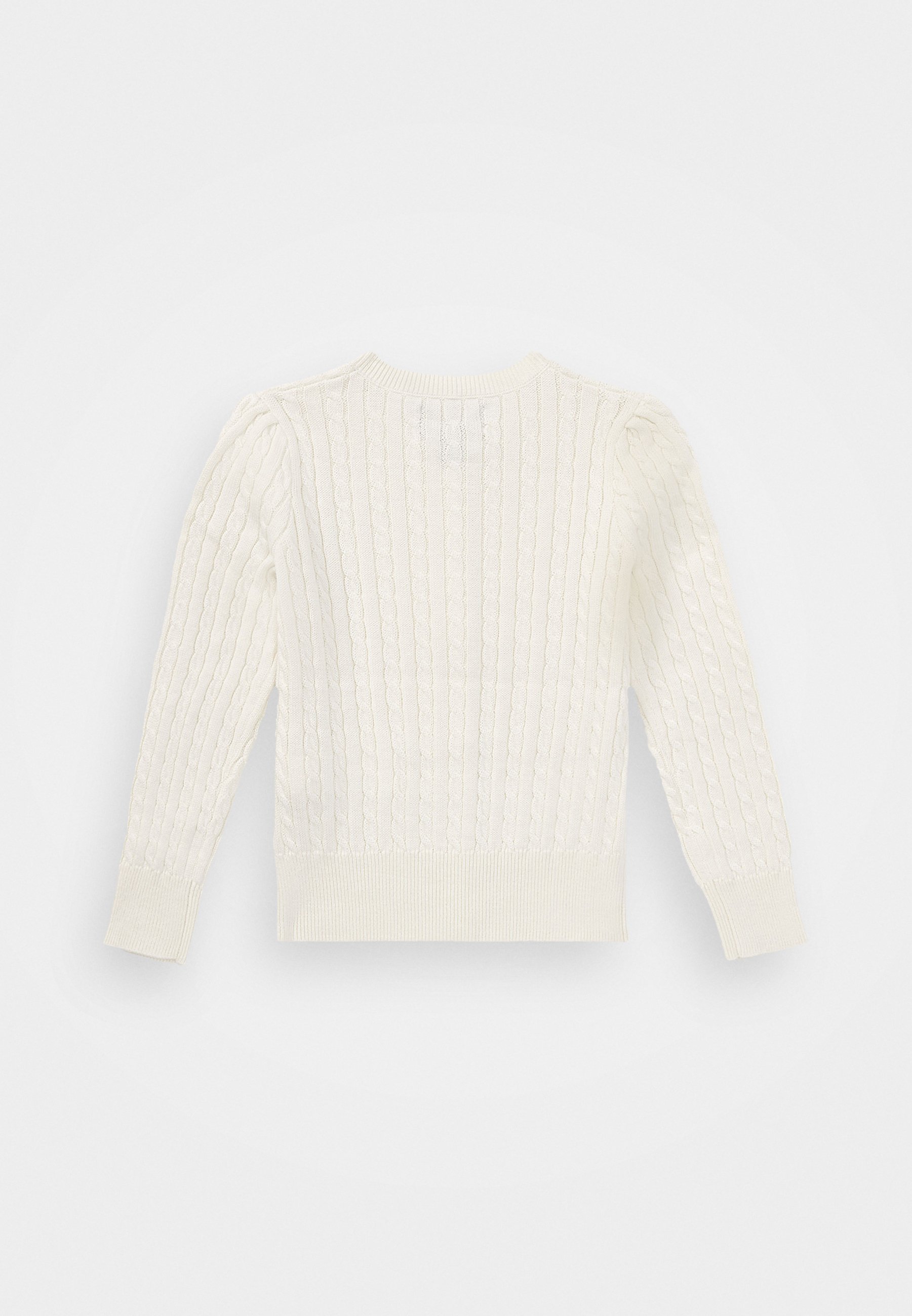 Polo Ralph Lauren MINI CABLE - Cardigan - warm white/white