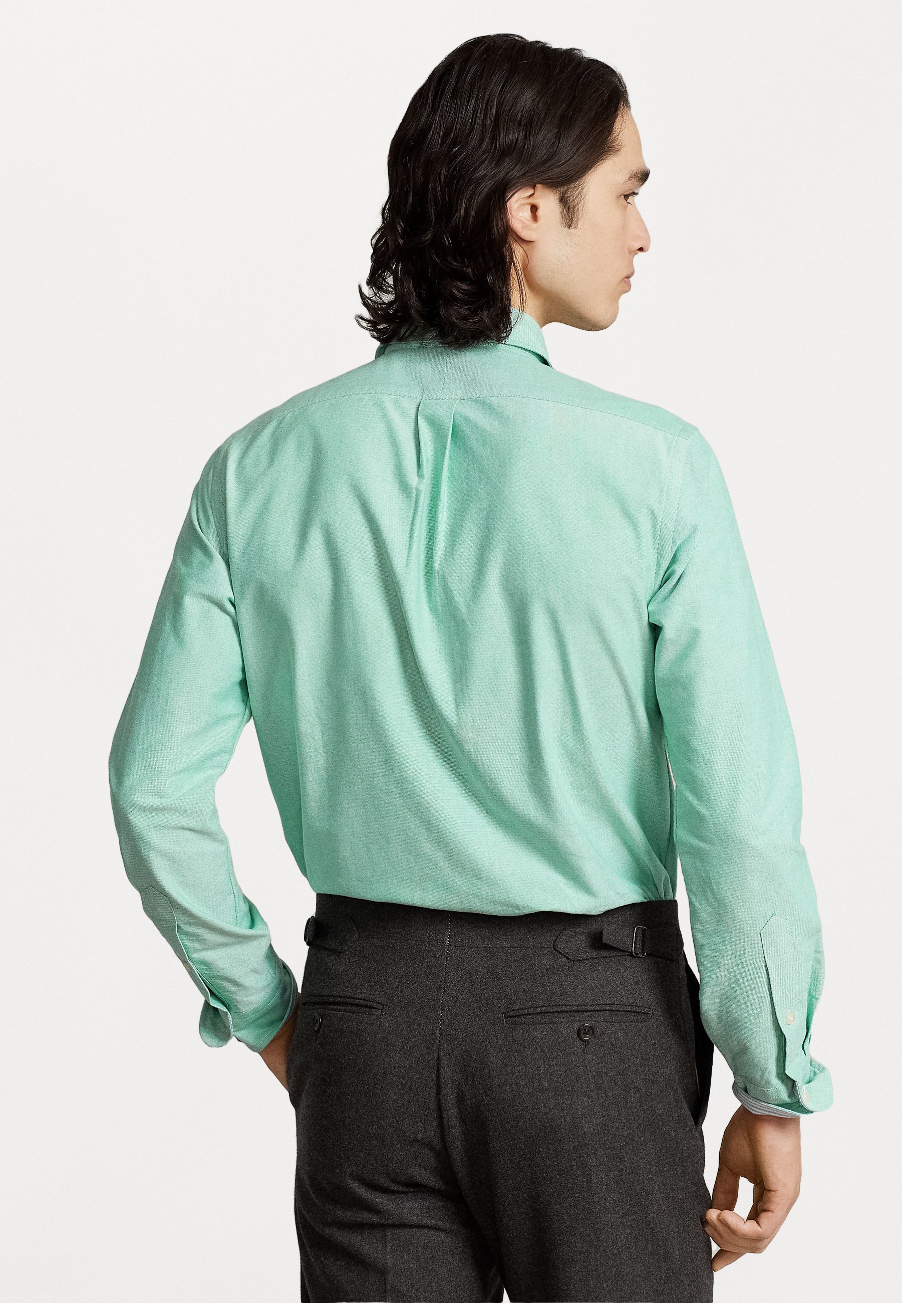 Polo Ralph Lauren LONG SLEEVE SPORT SHIRT - Shirt - college green/dark green
