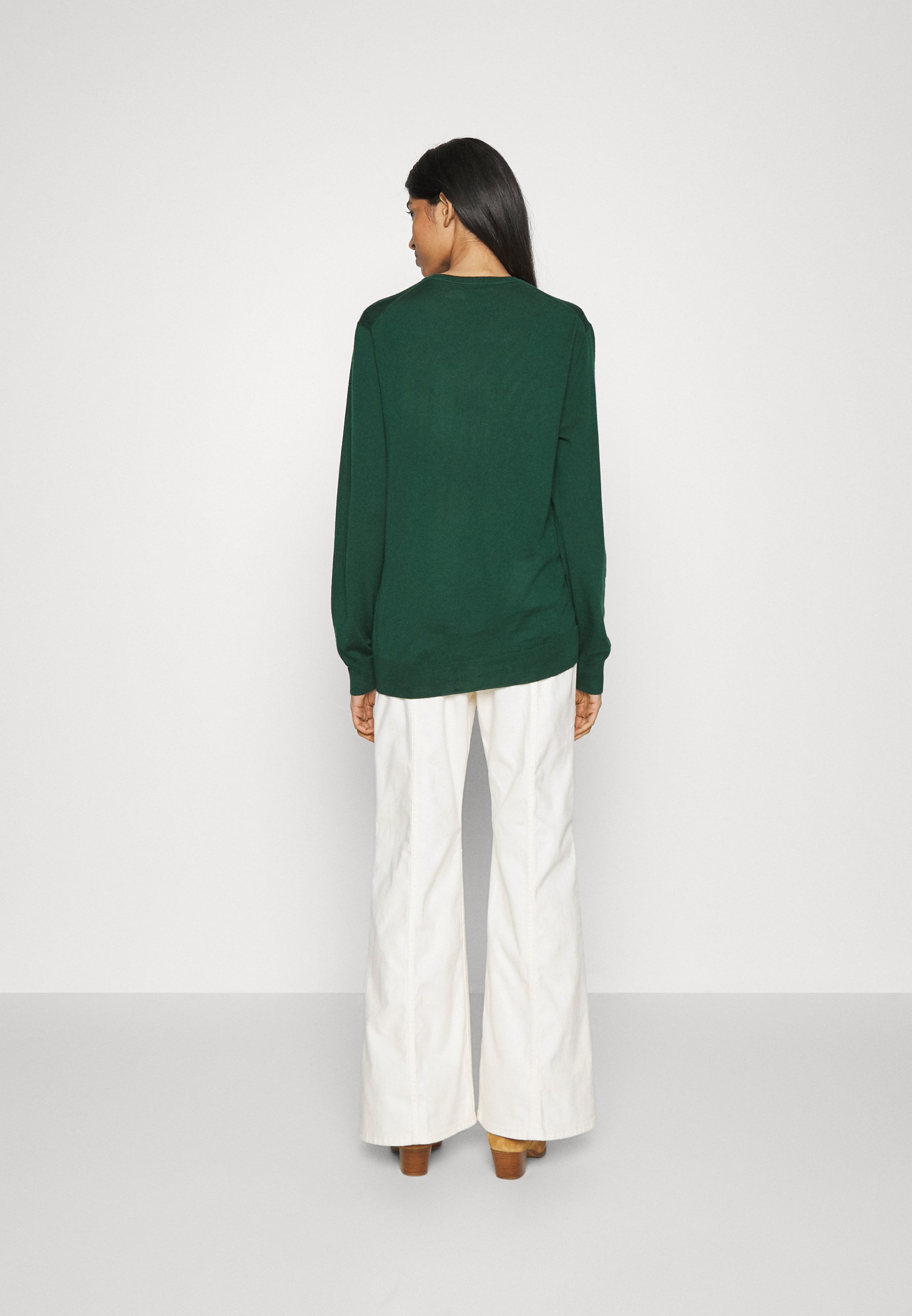Polo Ralph Lauren FLARE 5 POCKET - Trousers - cream/off-white