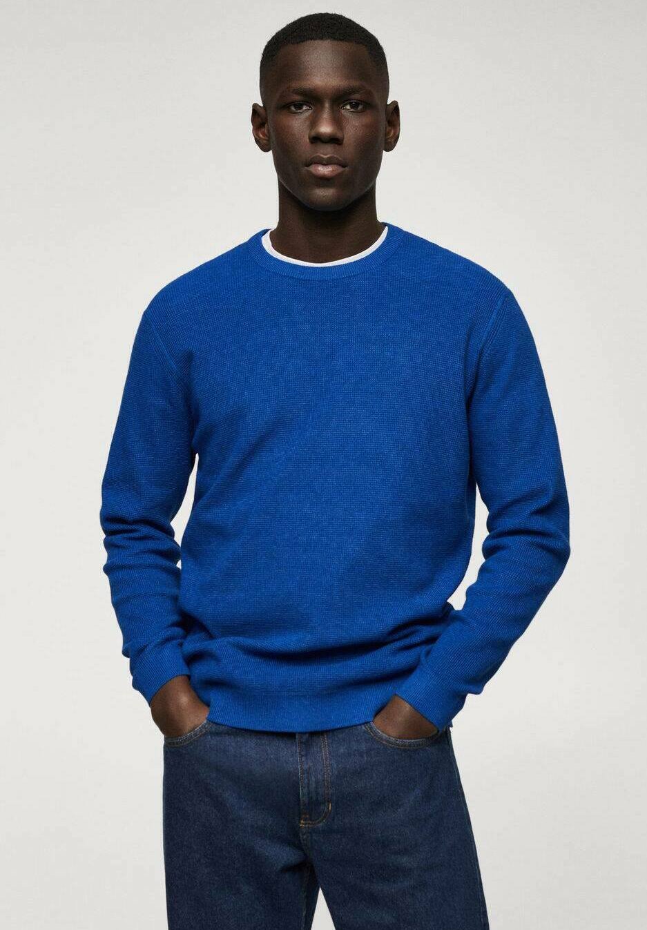 Mango ANTIGUA - Jumper - elektrisch blauw/neon blue