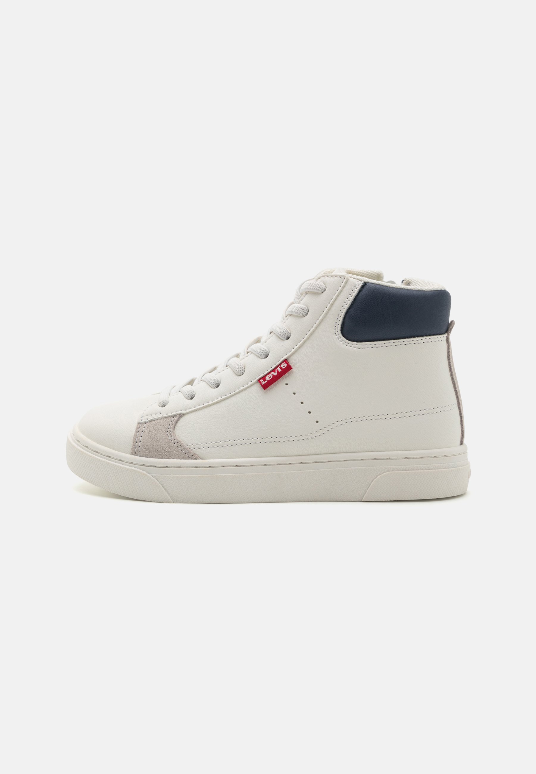 Levi's® BRYSON MID K UNISEX - High-top trainers - white/blue/white