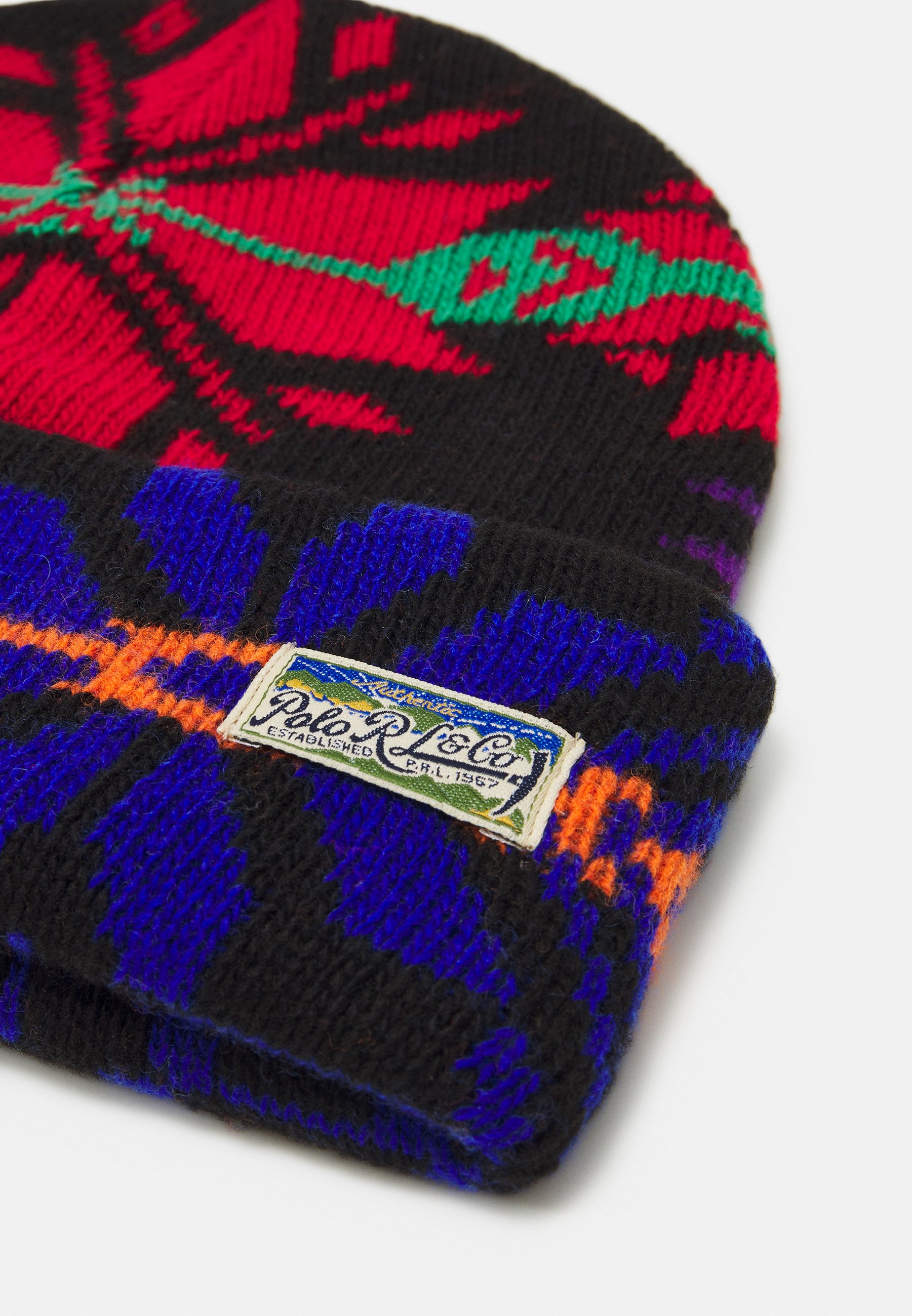 Polo Ralph Lauren SKIE HAT COLD WEATHER UNISEX - Beanie - multi/multi-coloured