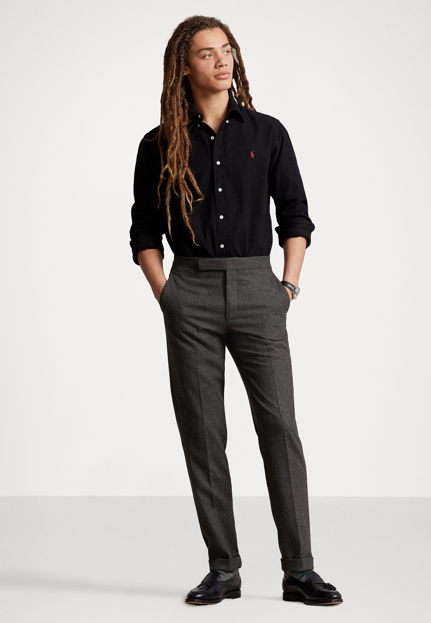 Polo Ralph Lauren LONG SLEEVE SPORT - Shirt - black