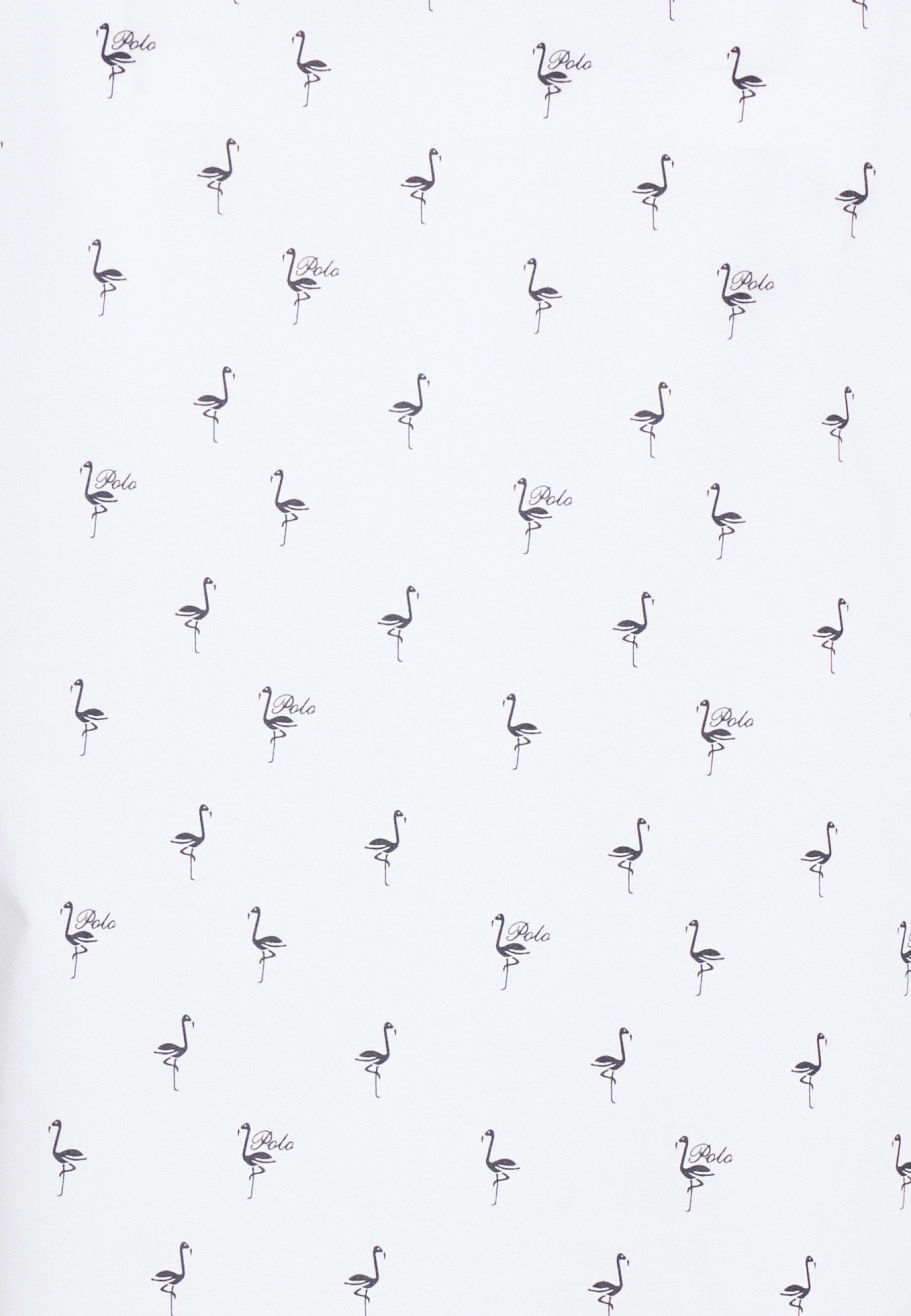 Polo Ralph Lauren SLIM FIT FLAMINGO-PRINT POPLIN SHIRT - Shirt - flaming/white