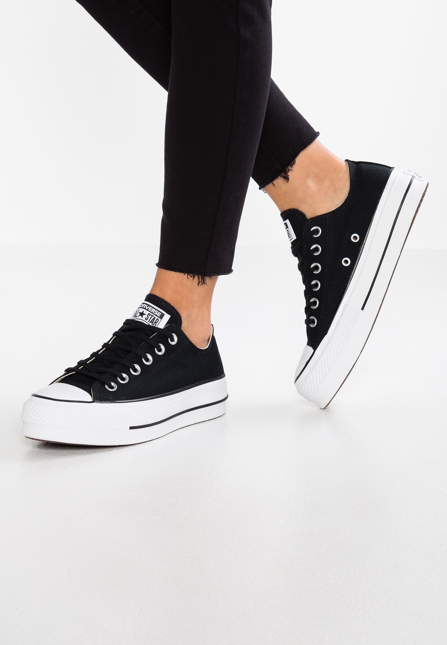 Converse CHUCK TAYLOR ALL STAR LIFT - Trainers - black/garnet/white/black