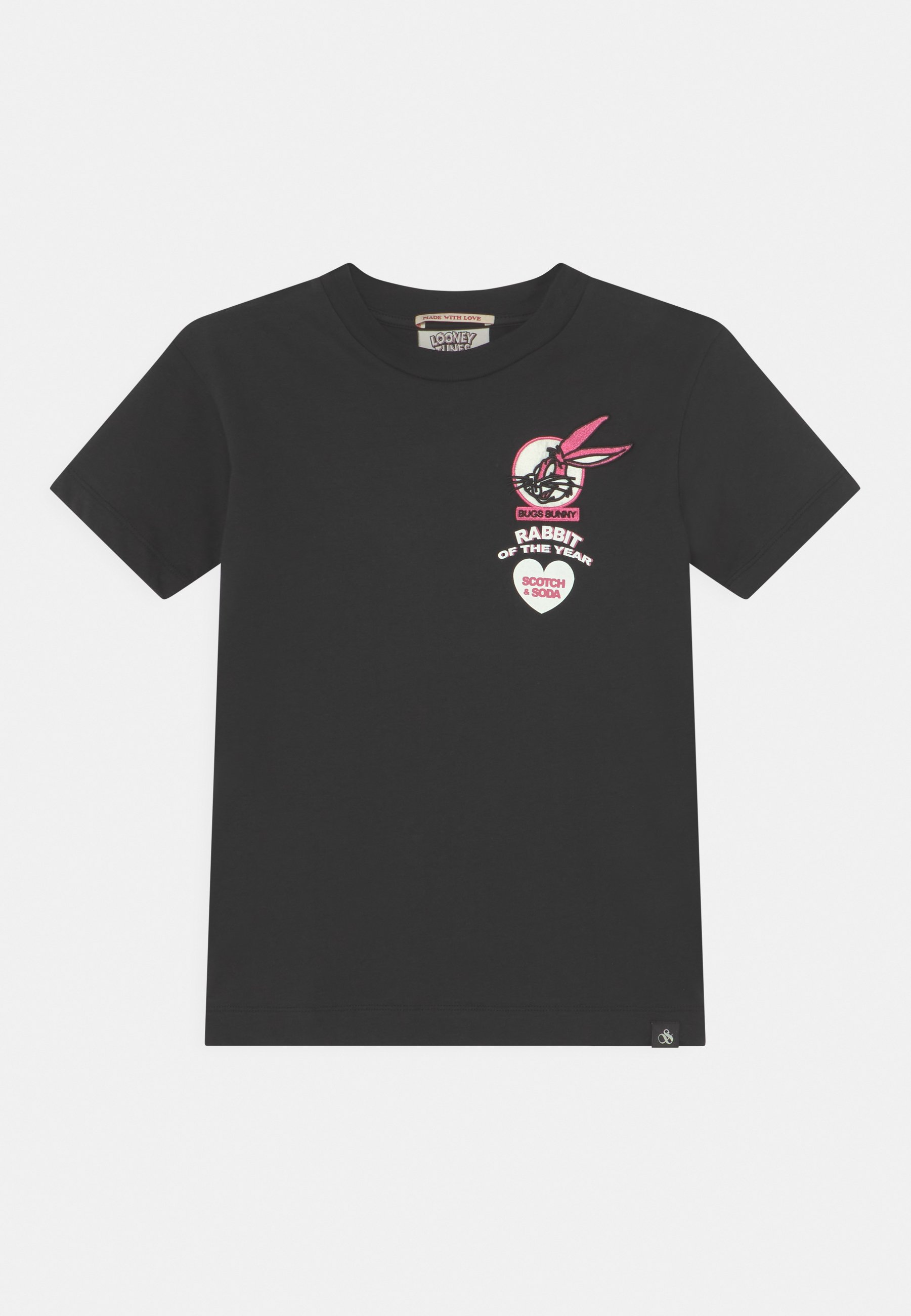 Scotch & Soda BUGS BUNNY SKATE-FIT ARTWORK - Print T-shirt - night/dark blue