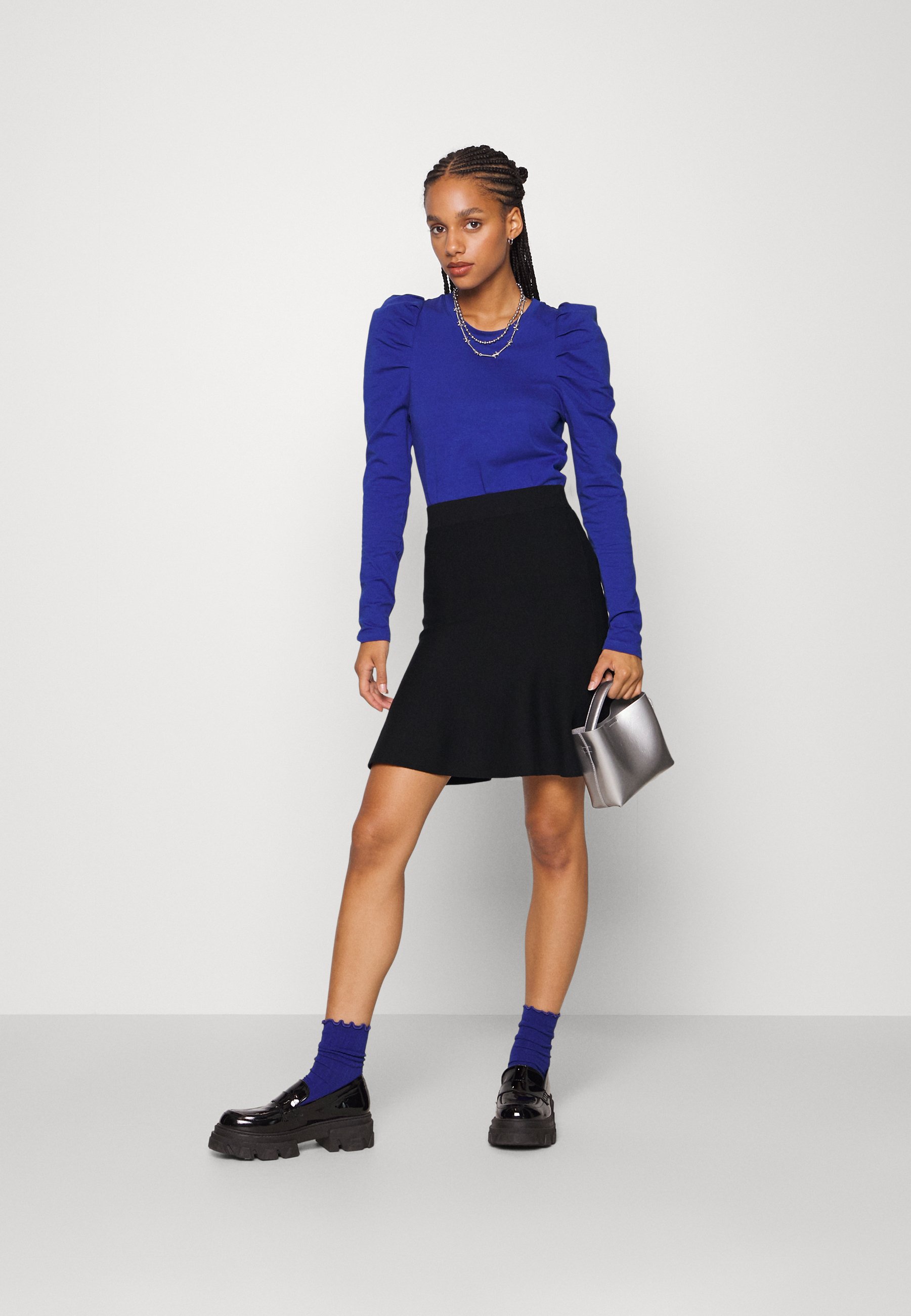 Vero Moda NANCY - Mini skirt - black
