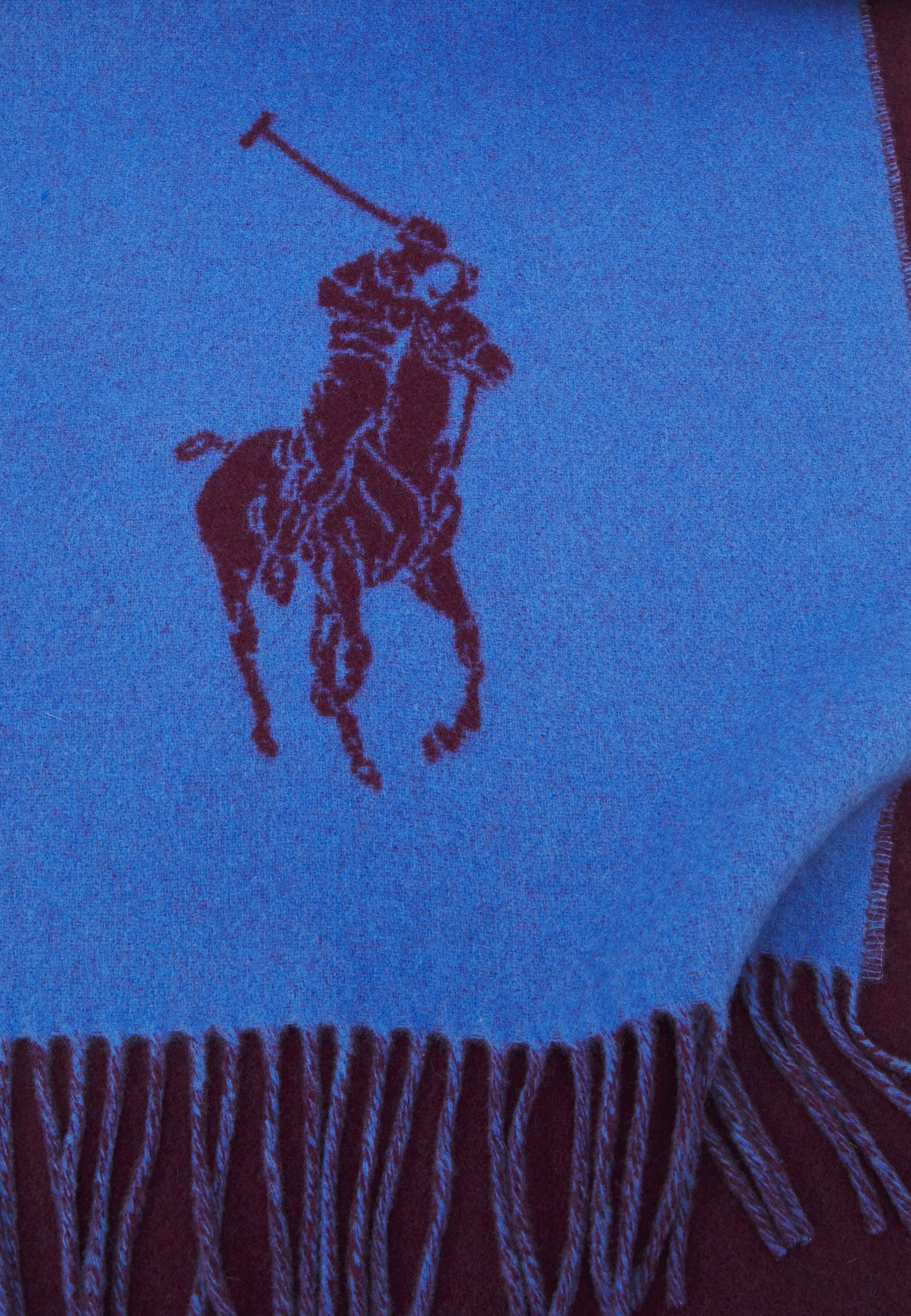 Polo Ralph Lauren SCARF - Scarf - garnet/greenwich blue/dark red