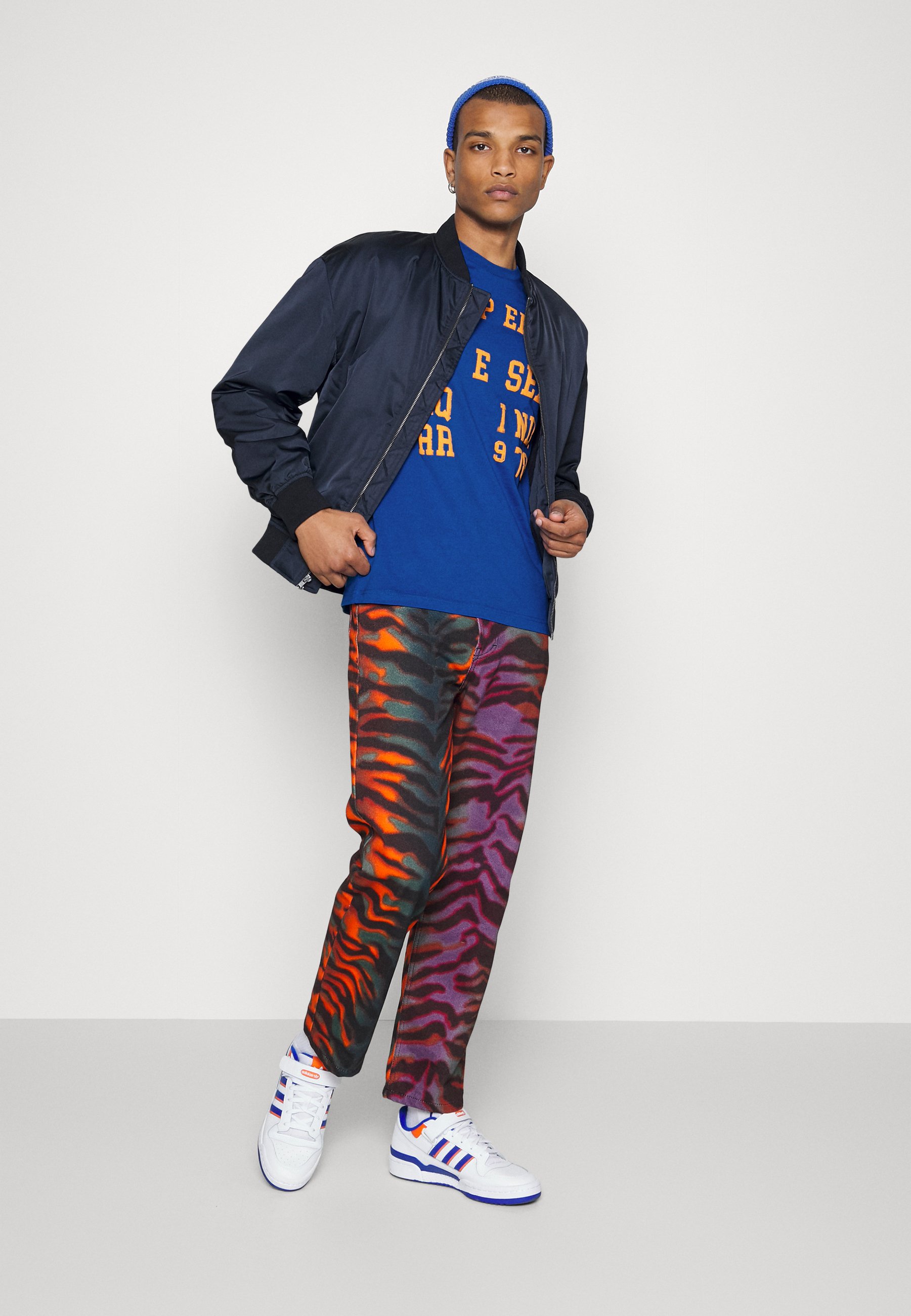 Diesel DIEGOR UNISEX - Print T-shirt - blue