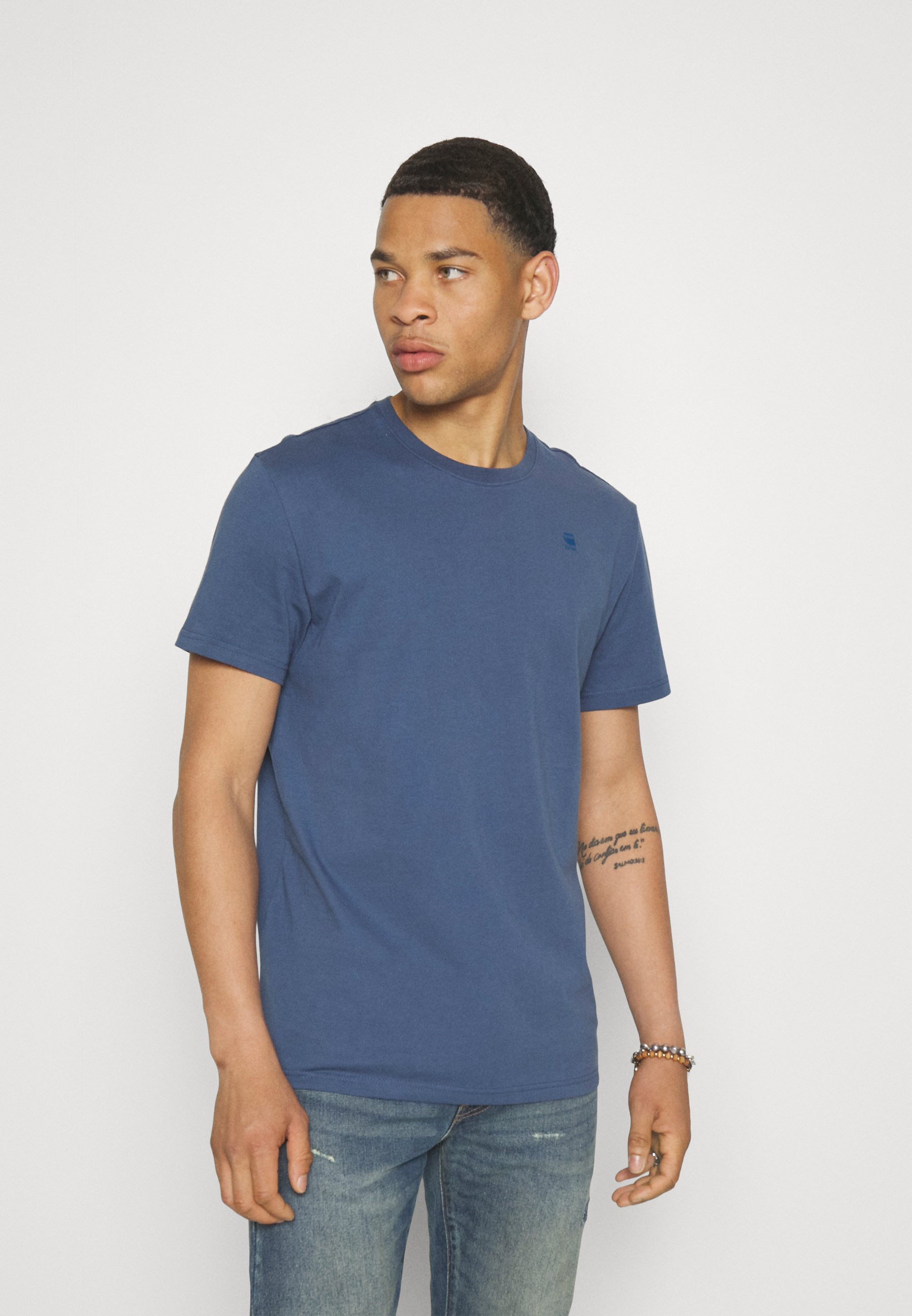 G-Star BASE - Basic T-shirt - rank blue/blue