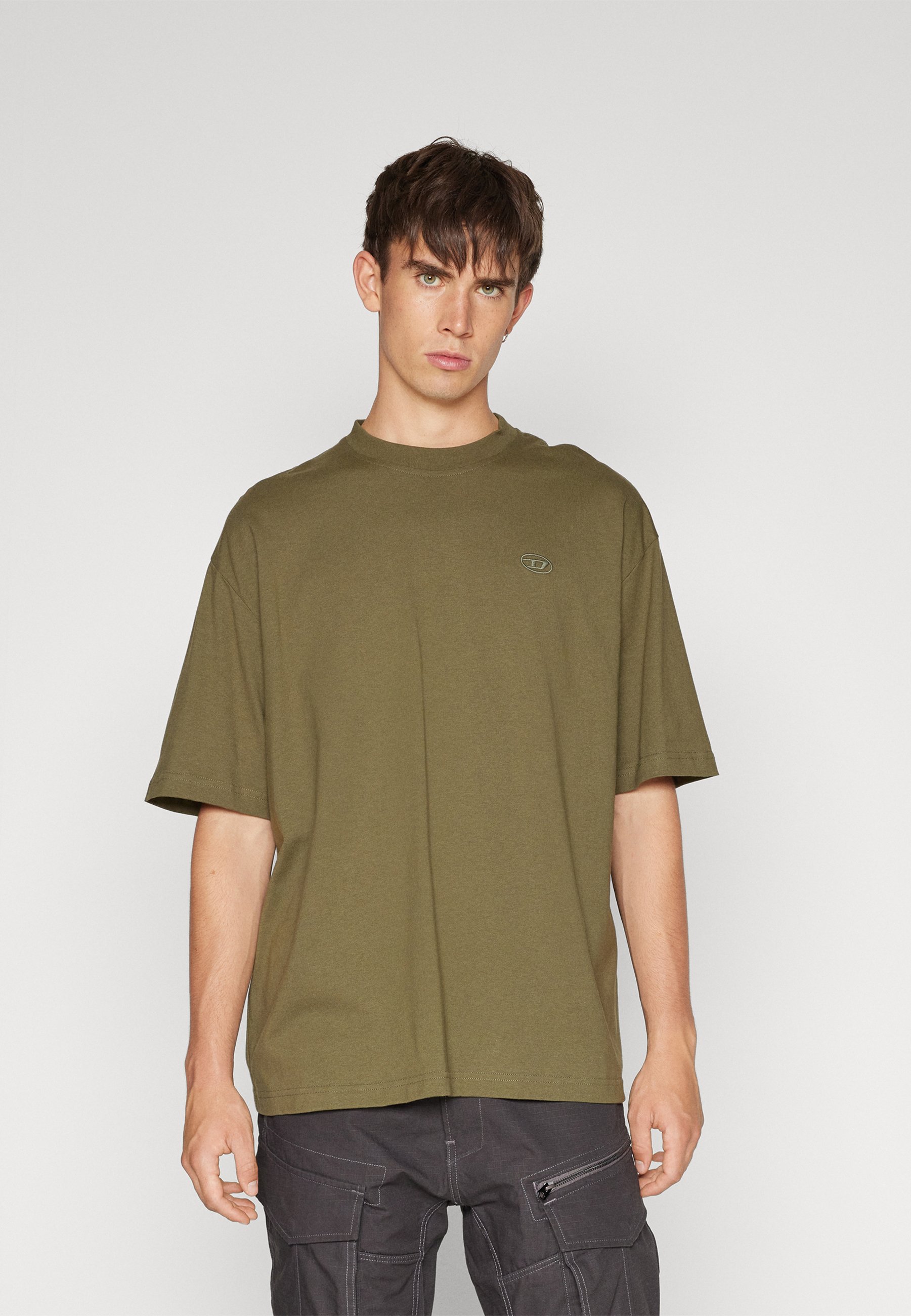 Diesel BOGGY MEGOVAL UNISEX - Basic T-shirt - green/olive