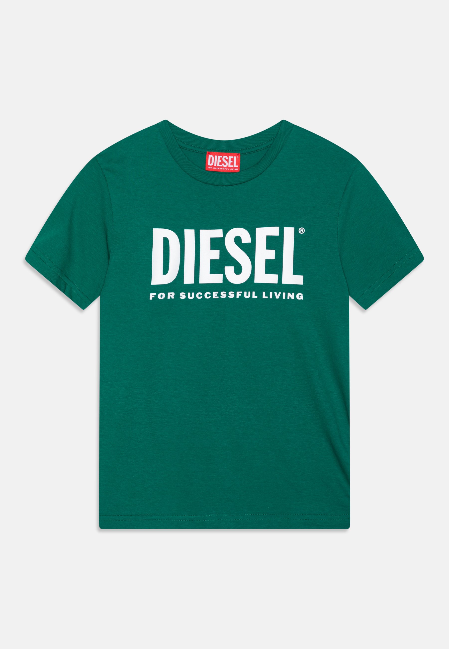Diesel LTGIM DI UNISEX - Print T-shirt - bottle green/green
